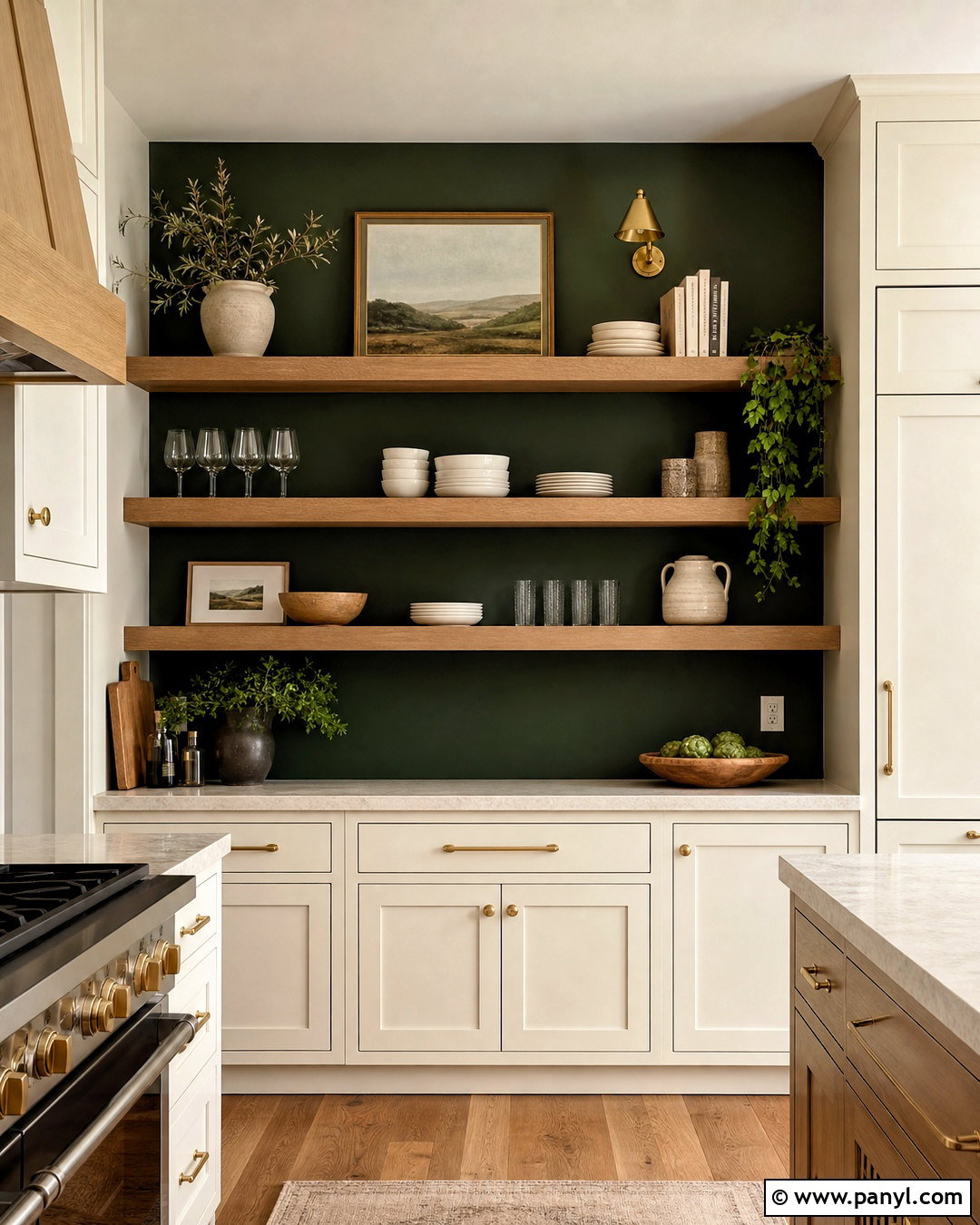Open Shelf Kitchen Accent Wall - 20 kitchen accent wall ideas