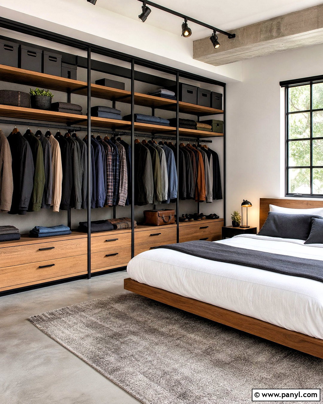 Open Wardrobe - 20 wardrobe design bedroom ideas