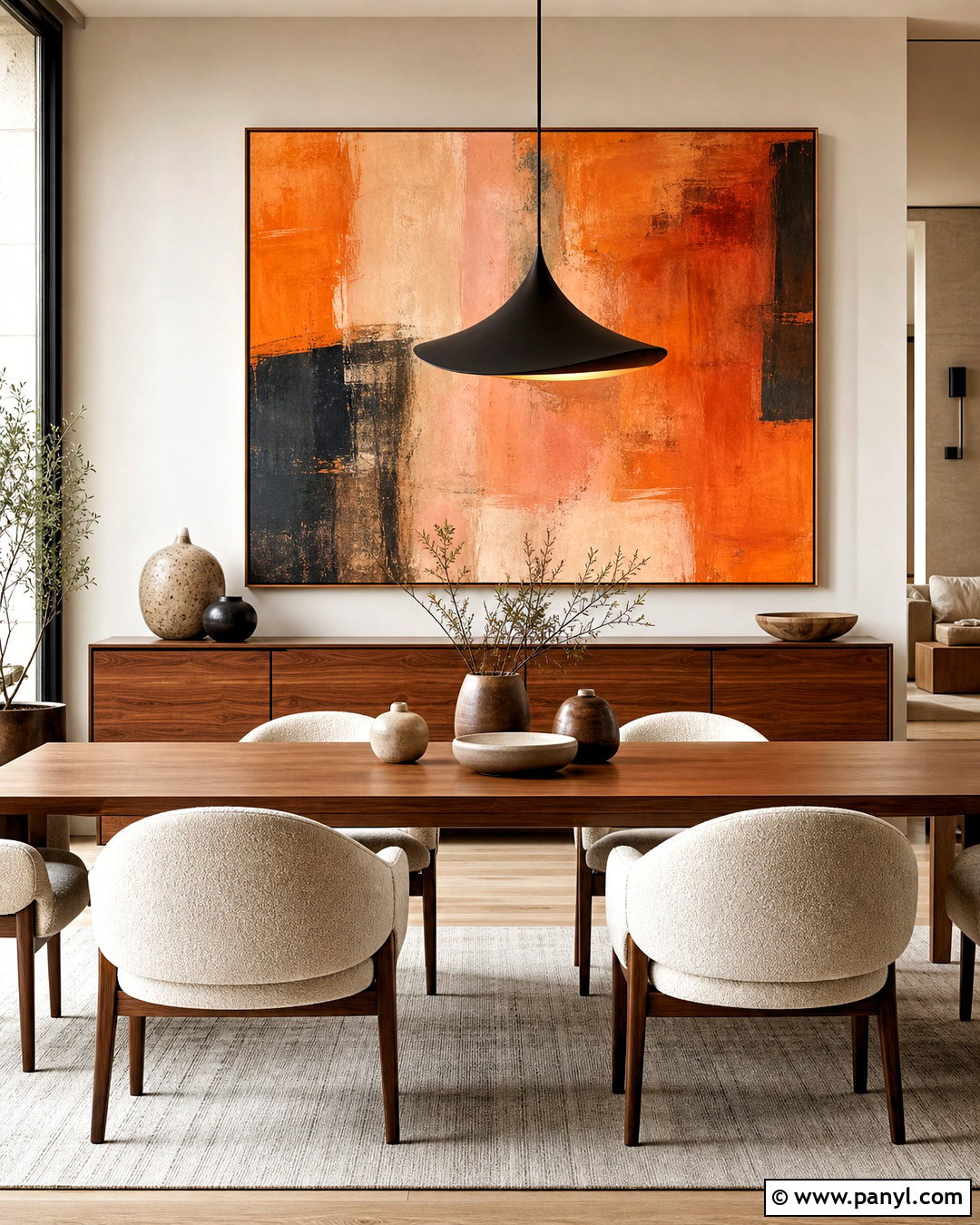 20 Orange Wall Decor Ideas for a Warm, Energizing Home Makeover