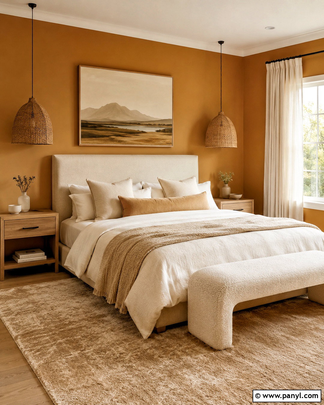 Orange And Cream Bedroom - 20 Warm Orange Wall Color Ideas