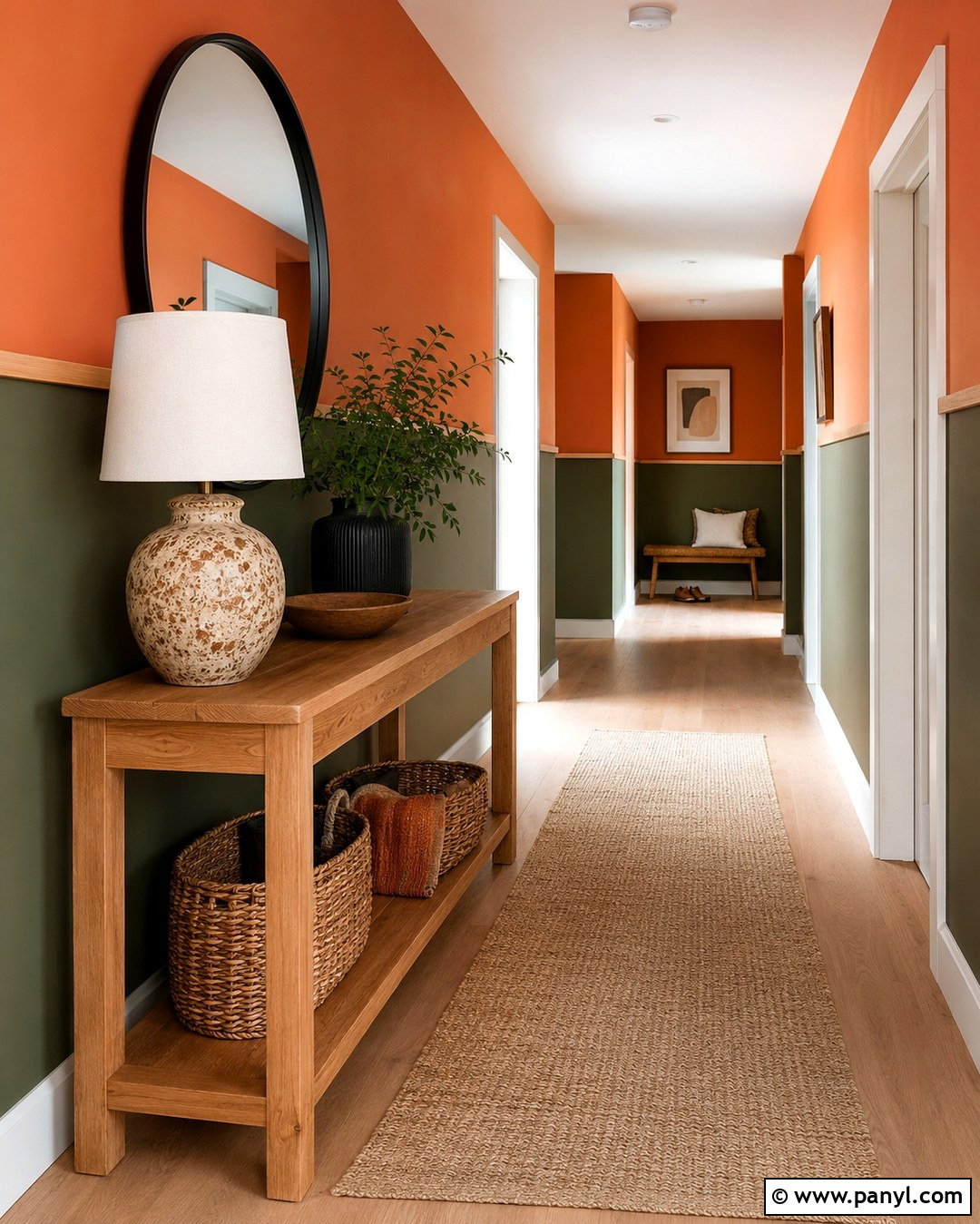 20 Orange And Green Accent Wall Ideas for Bold Modern Homes