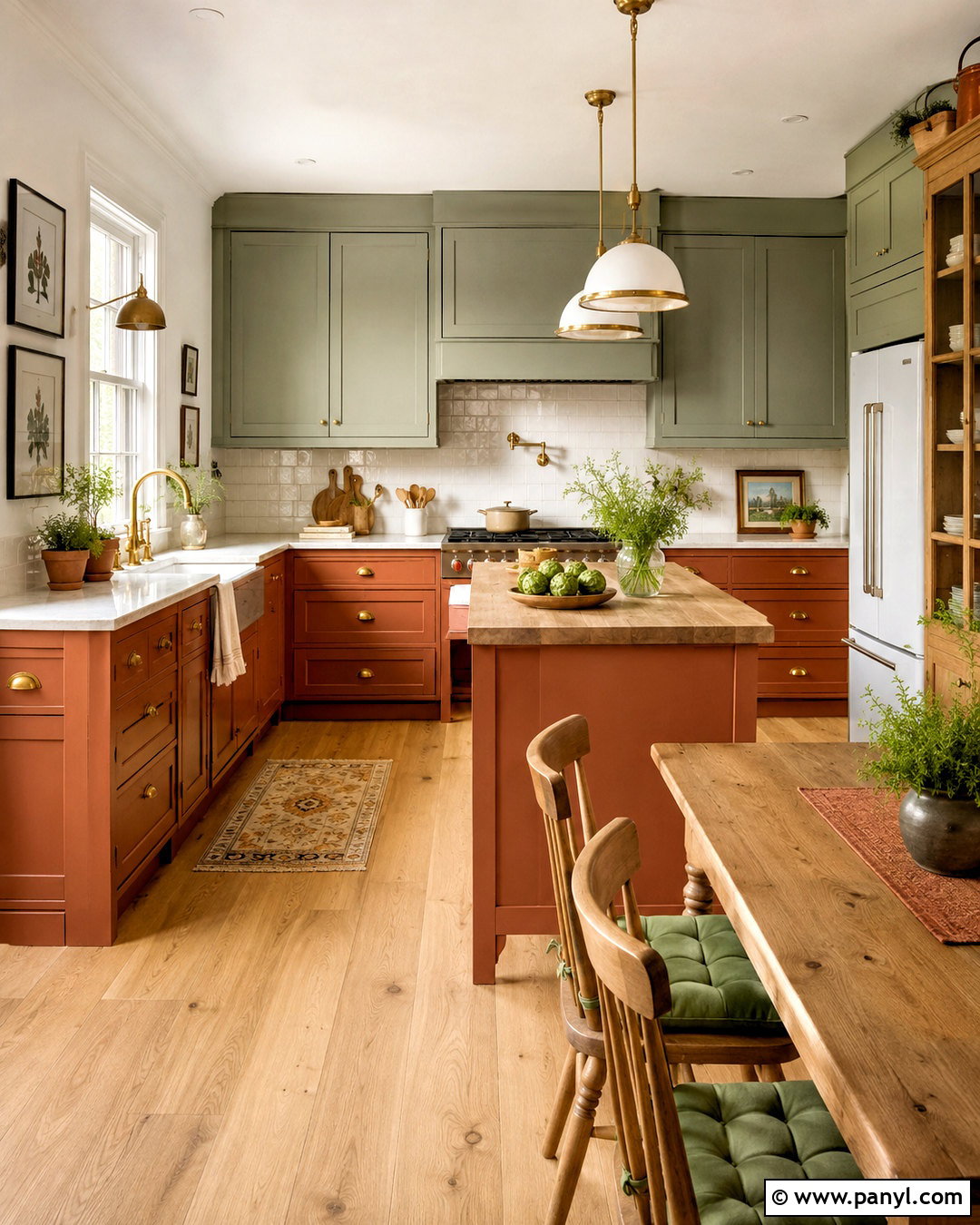 Orange And Green Kitchen - 20 orange kitchen ideas