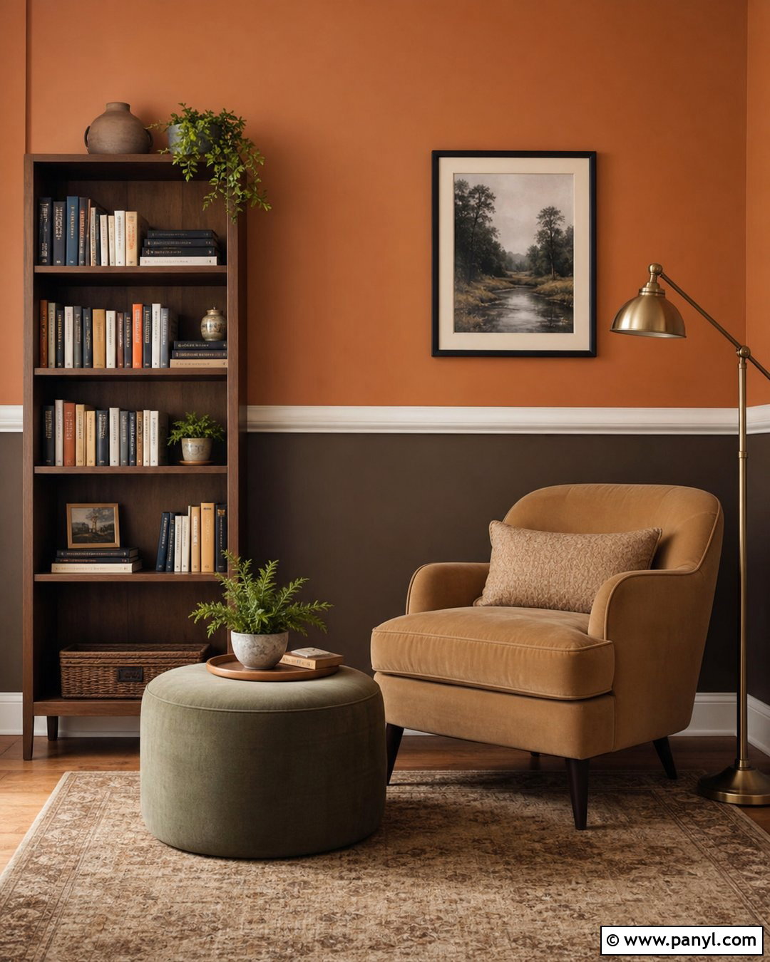 20 Orange Brown Wall Ideas for Warm, Earthy Modern Rooms