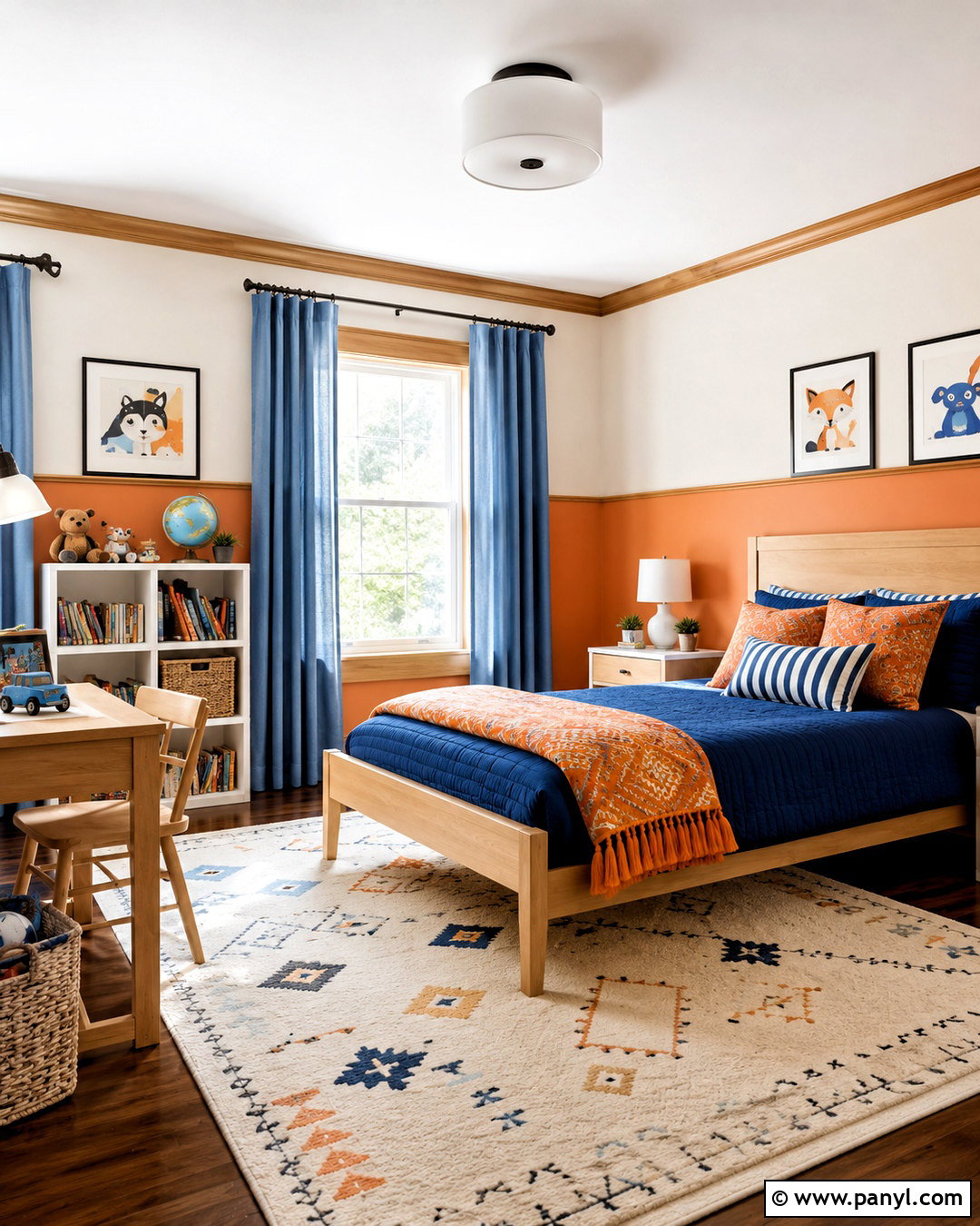 Orange Kids Bedroom - 20 orange home ideas