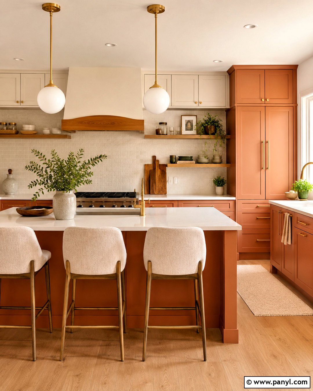 Orange Kitchen Cabinets - 20 orange interior ideas