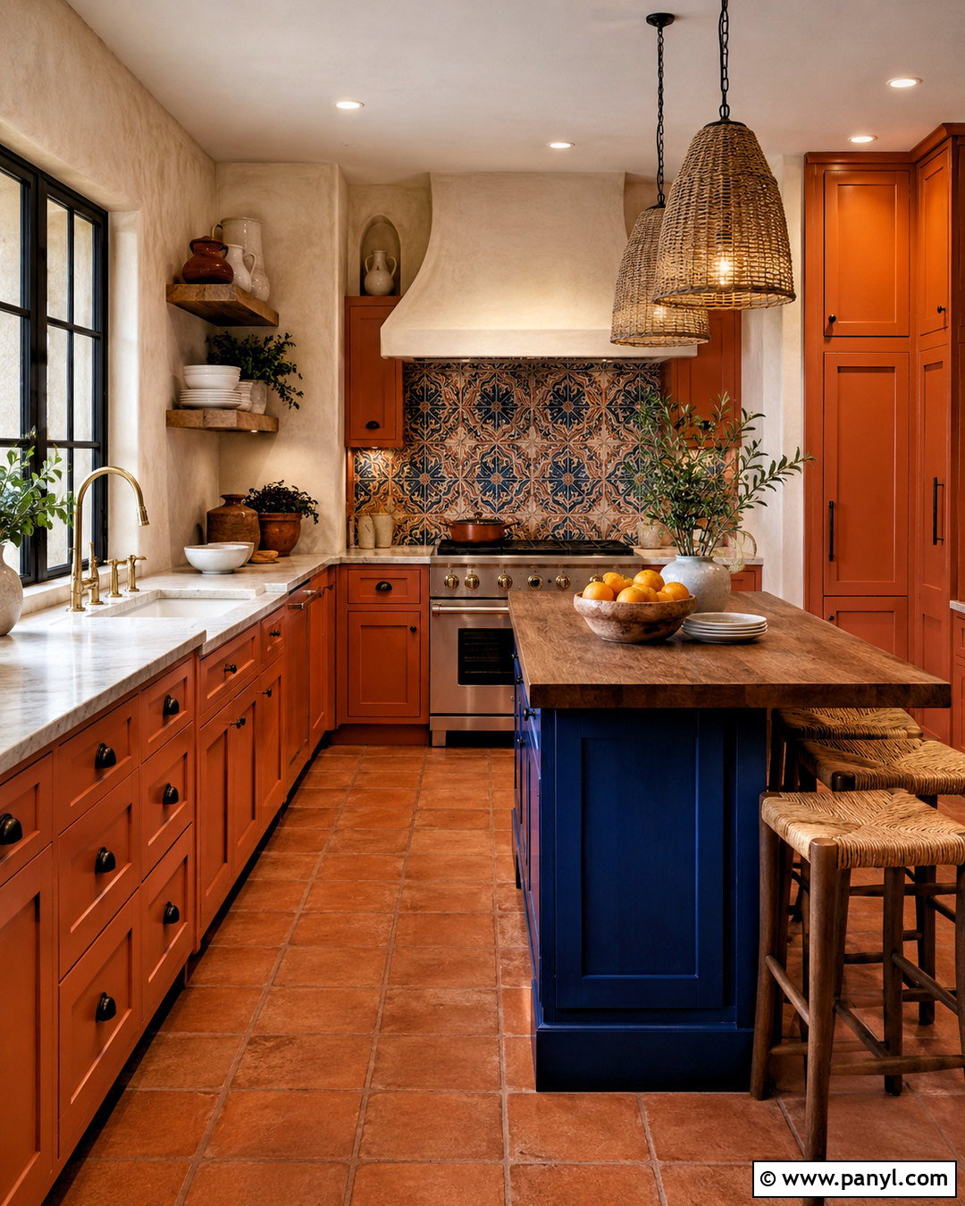 Orange Mediterranean Kitchen - 20 orange kitchen ideas