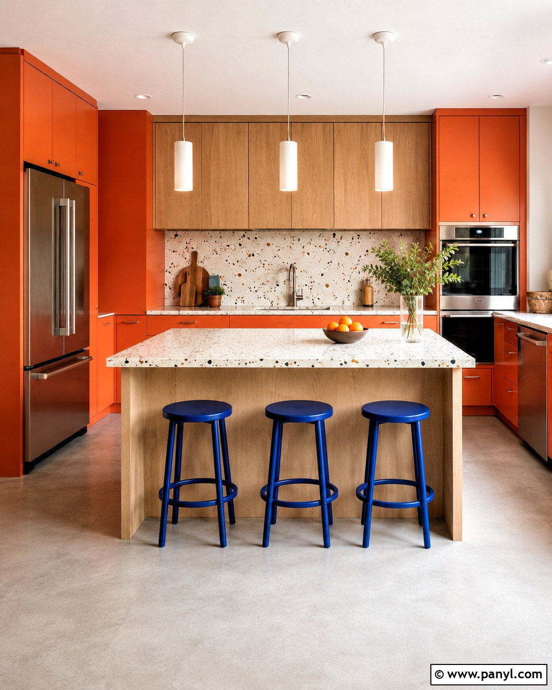 Orange Modern Kitchen - 20 bright kitchen ideas colorful ideas