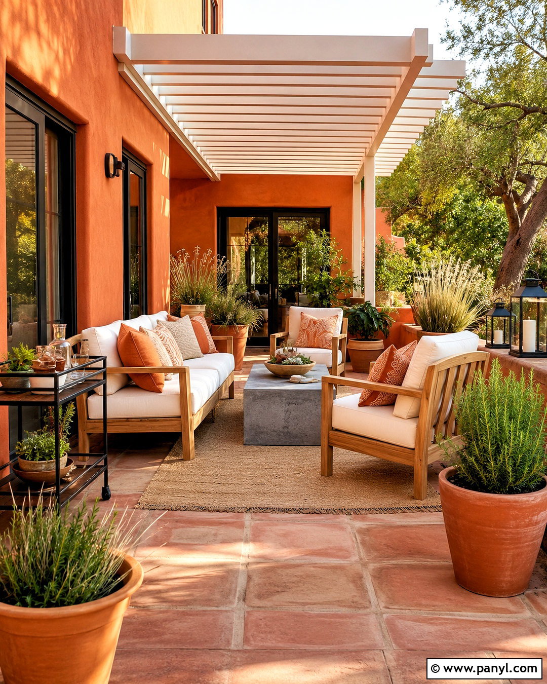 Orange Patio - 20 orange home ideas