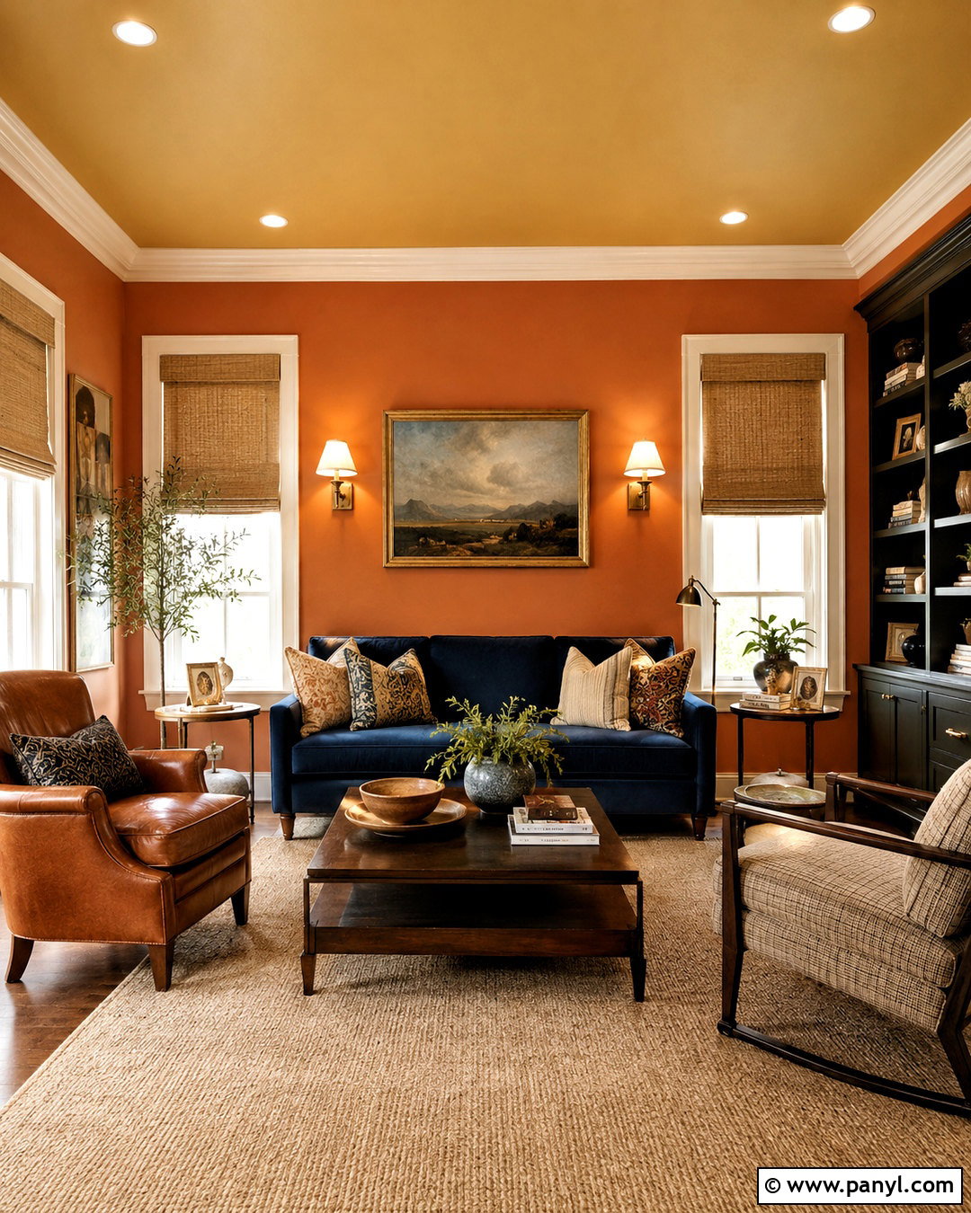 Orange Walls With Yellow Ceiling - 20 Yellow And Orange Walls