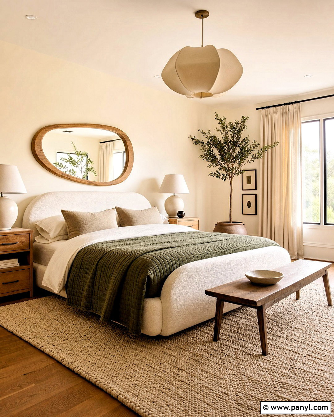 Organic Modern Bedroom - 20 bedroom decor ideas