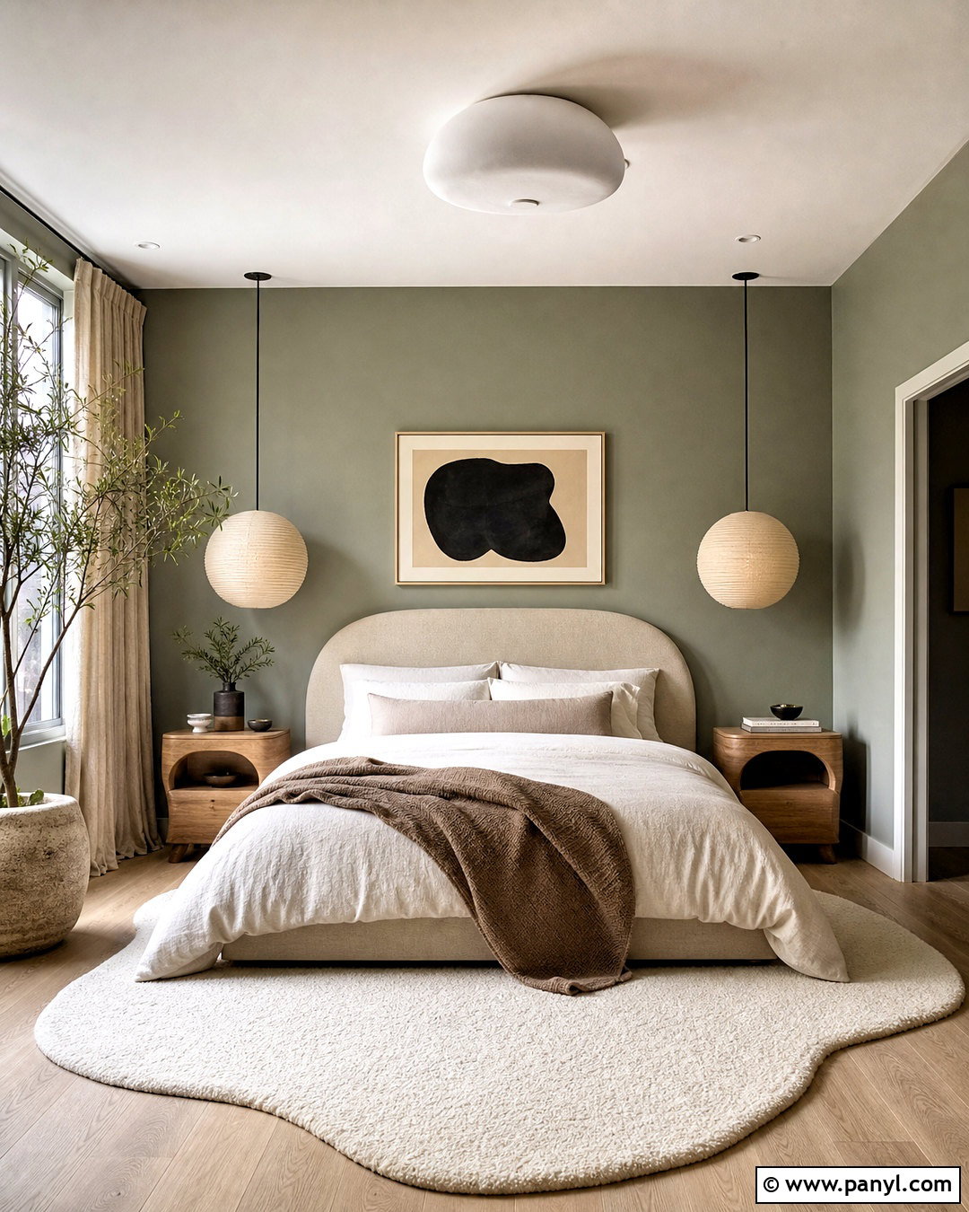 Organic Modern Evergreen Fog Bedroom - 20 evergreen fog sherwin williams bedroom ideas