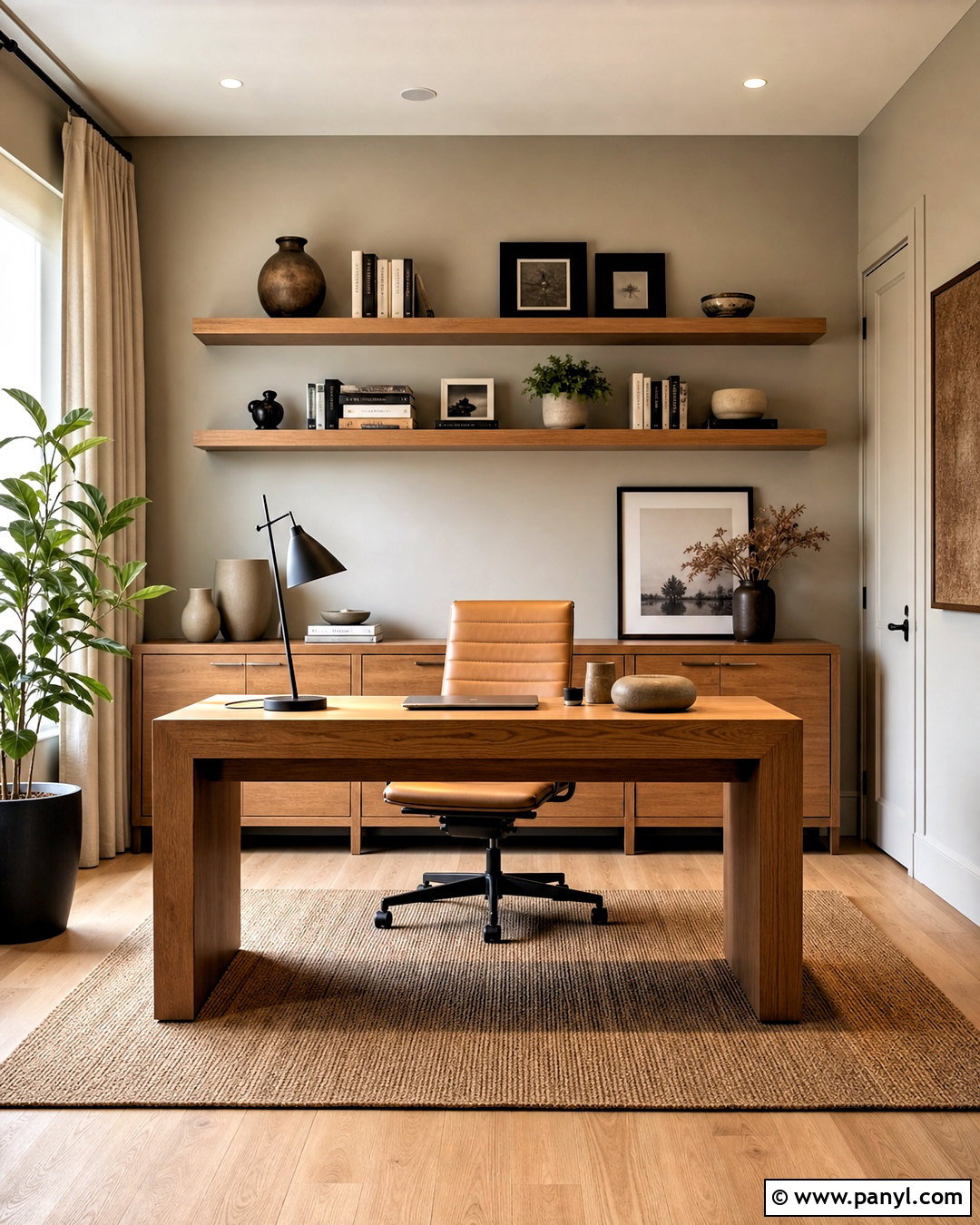 Organic Modern Home Office - 20 home decor ideas