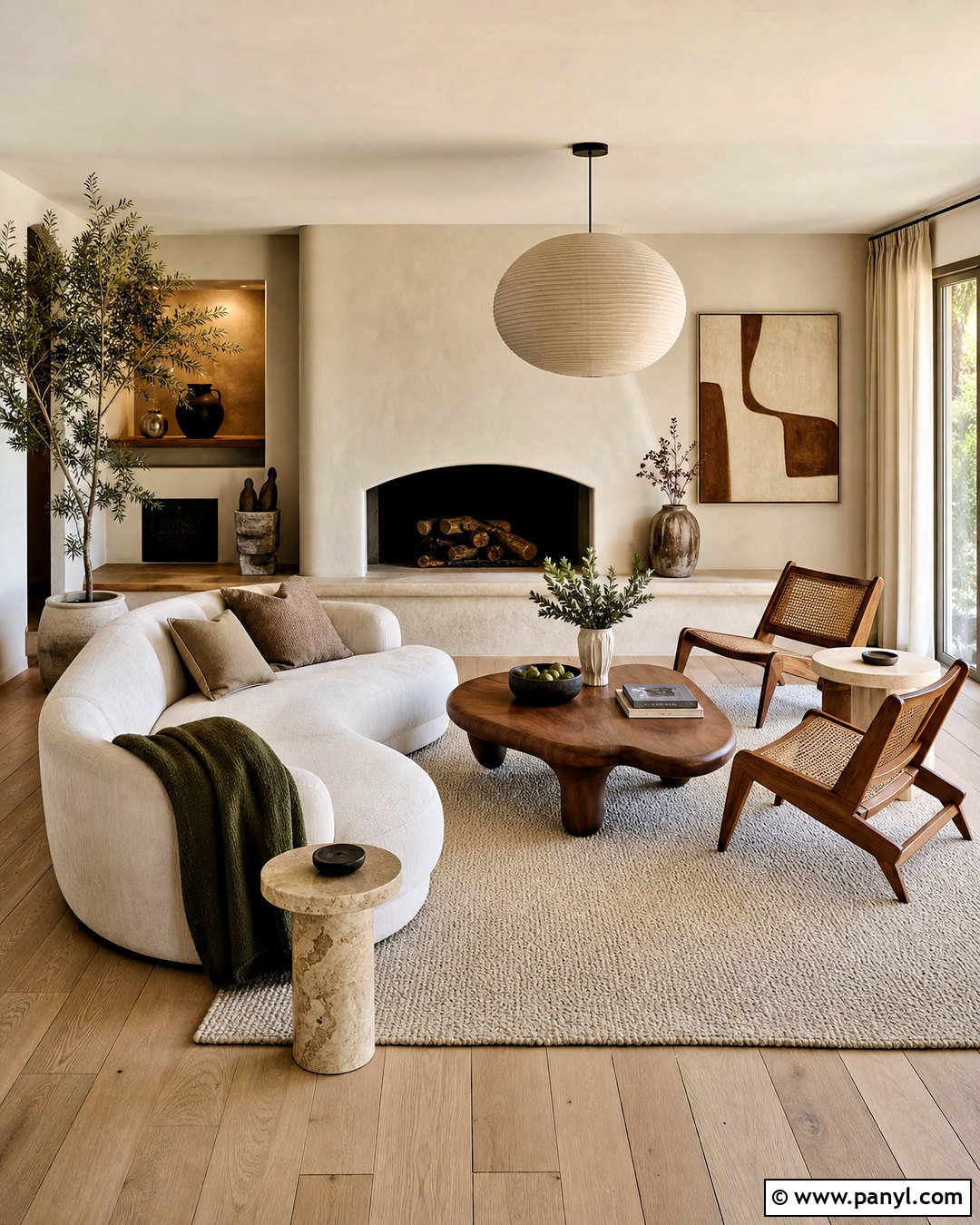 Organic Modern Living Room - 20 living room designs