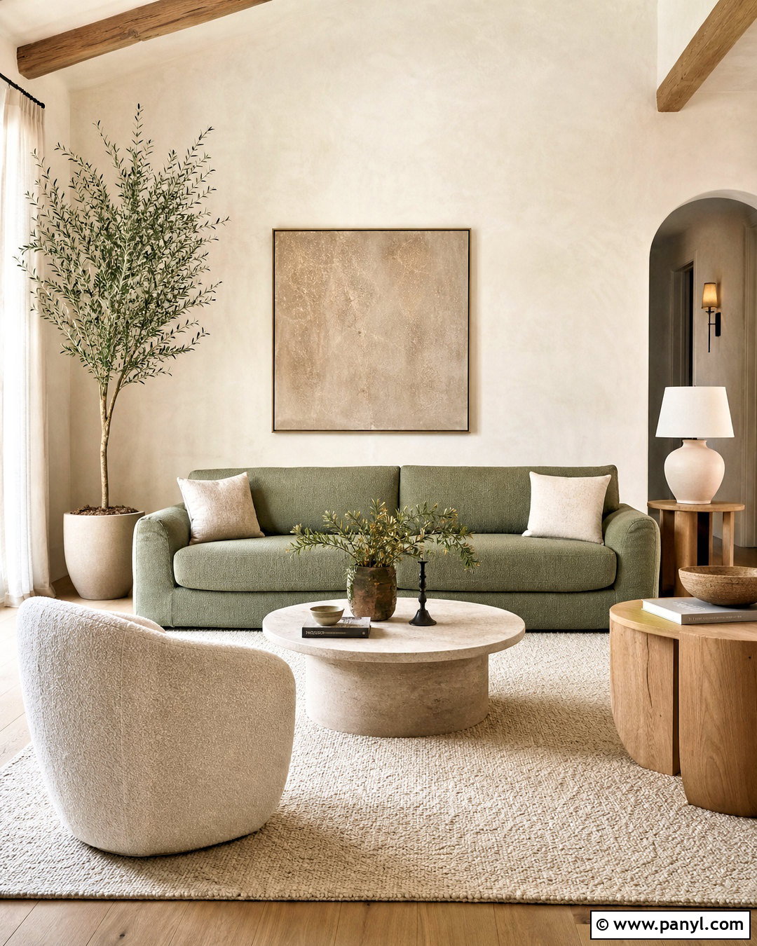 Organic Modern Sage Green Sofa - 20 sage green sofa living room ideas