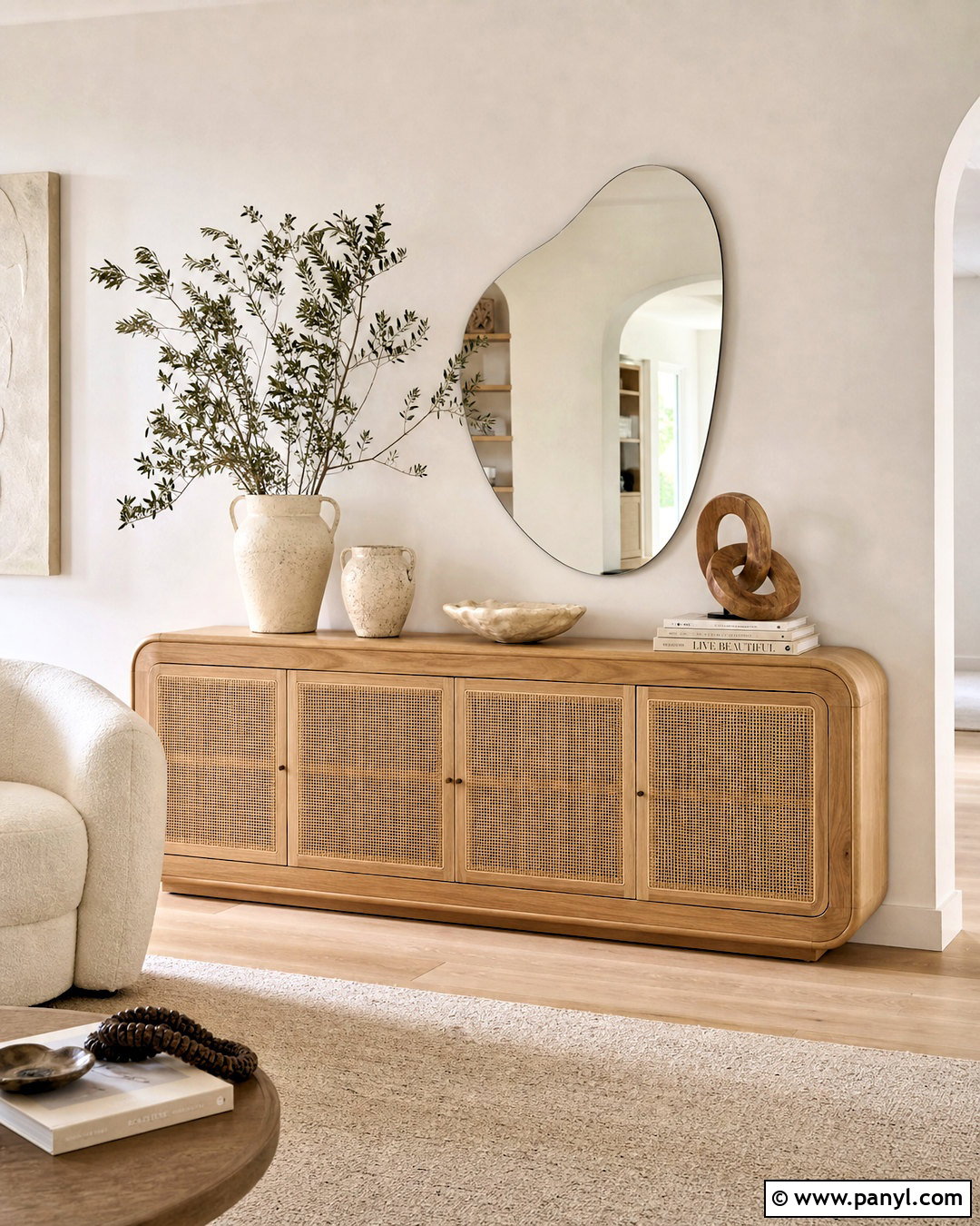 Organic Modern Sideboard Decor - 20 sideboard styling decor ideas