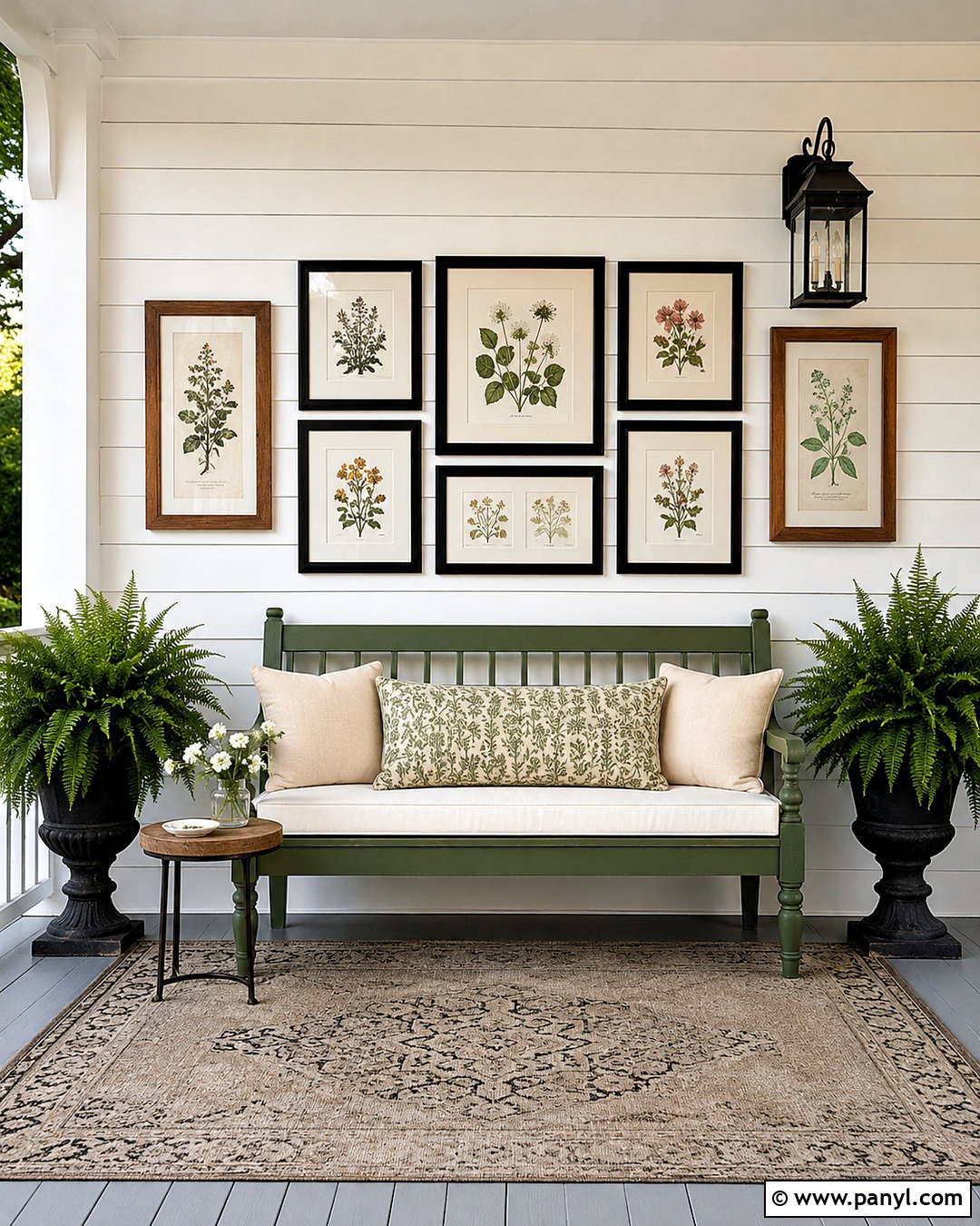 Outdoor Gallery Porch Wall - 20 porch wall design ideas