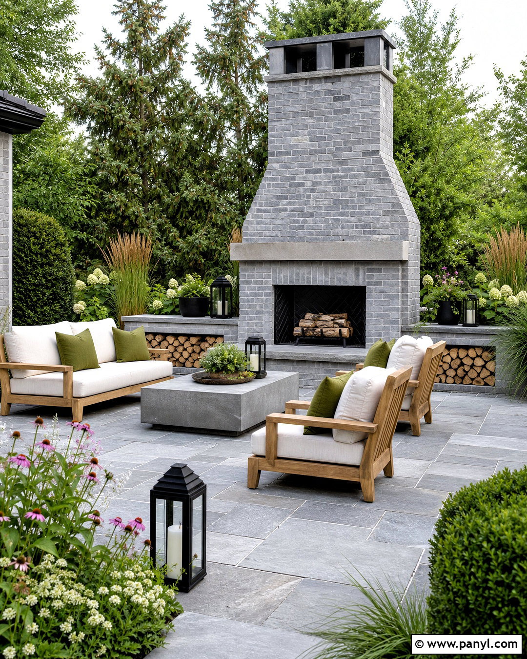 20 Grey Brick Fireplace Ideas for a Striking Cozy Focal Point