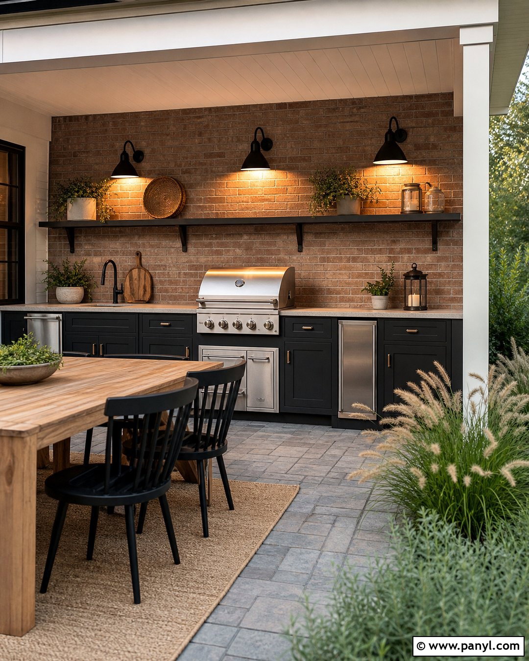 Outdoor Kitchen Accent Wall - 35 Outdoor Accent Wall Ideas