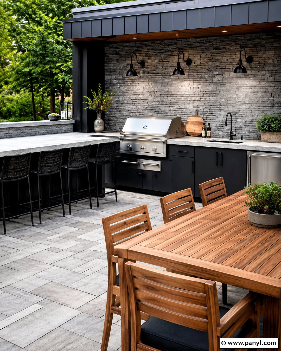 Outdoor Kitchen Patio Wall - 20 outdoor patio wall ideas