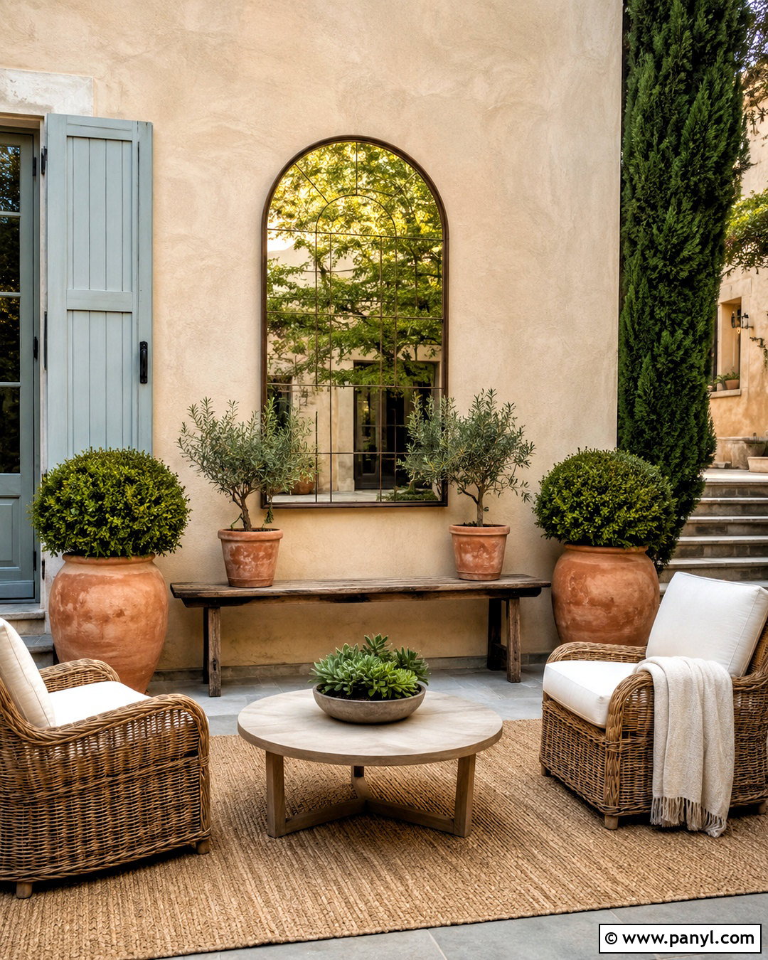 Outdoor Mirror Patio Wall - 20 outdoor patio wall ideas