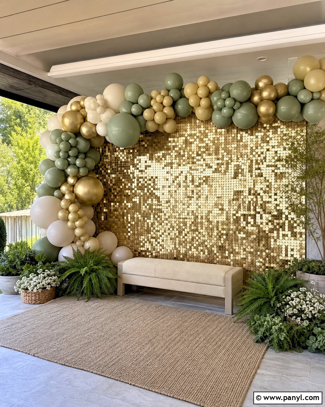 Outdoor Sequin Wall Backdrop - 20 sequin wall backdrop ideas