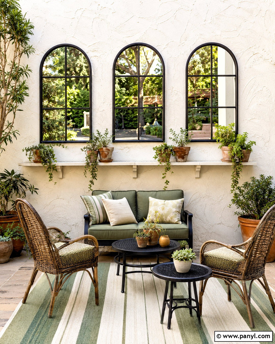 Outdoor Wall With Mirrors - 20 outdoor wall design ideas house ideas