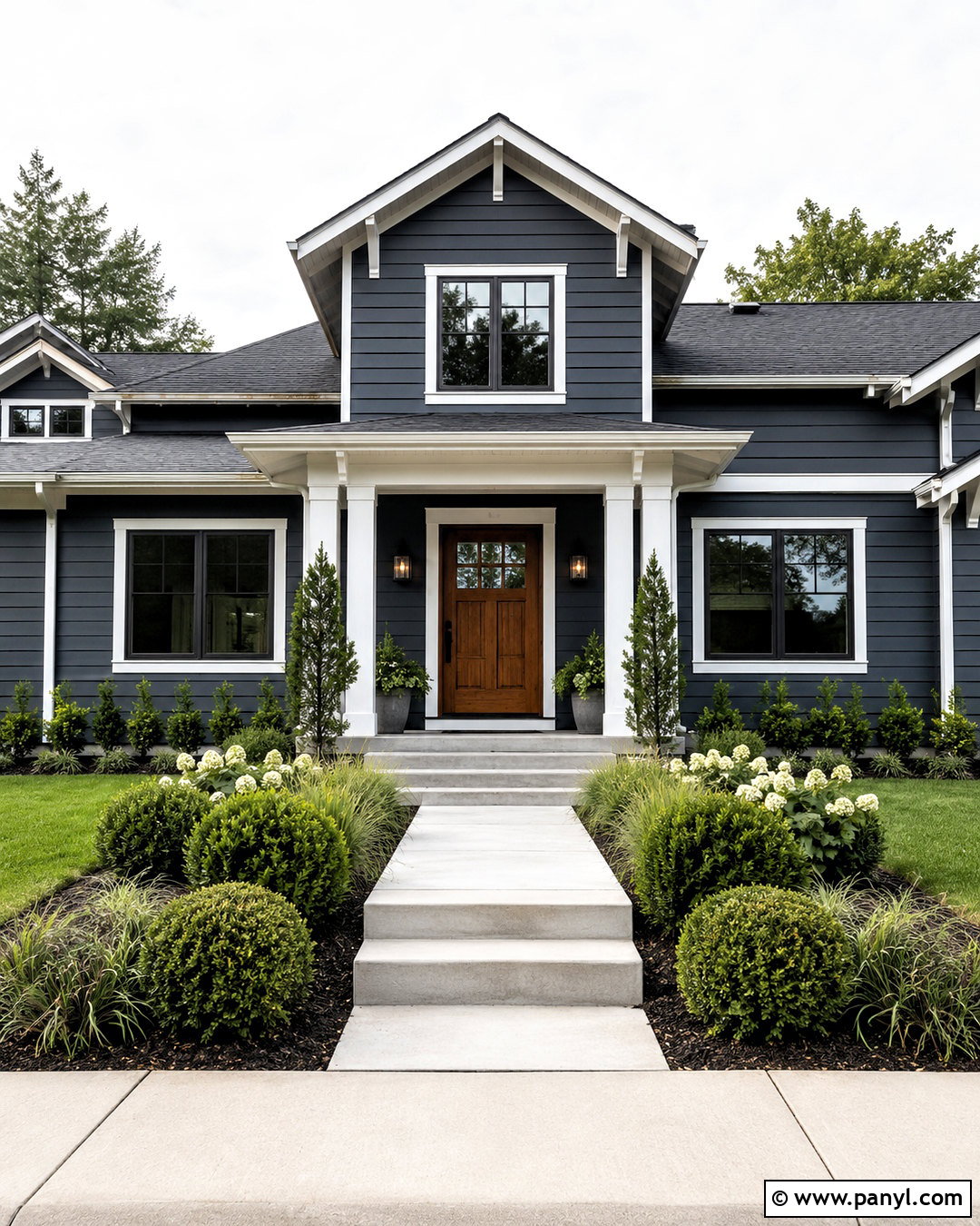 Outerspace House Exterior With White Trim - 20 outerspace sherwin williams ideas