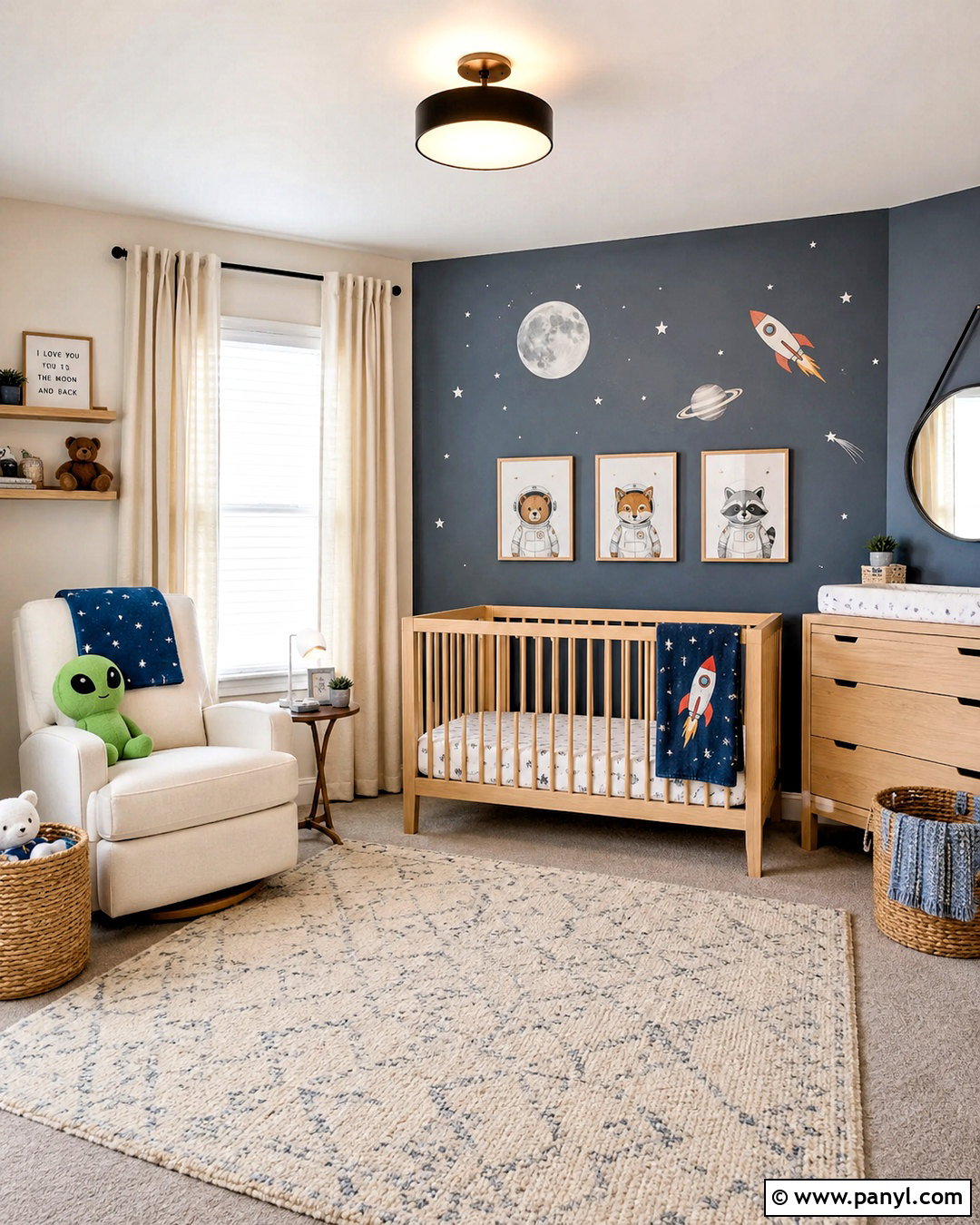 Outerspace Nursery With Soft Neutrals - 20 outerspace sherwin williams ideas