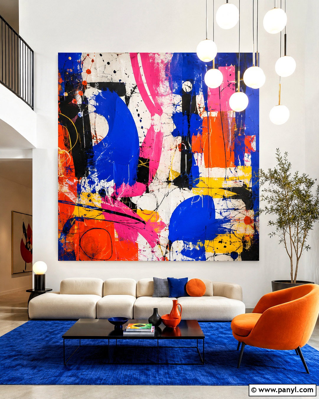 Oversized Abstract Maximalist Wall Art - 20 maximalist wall art ideas