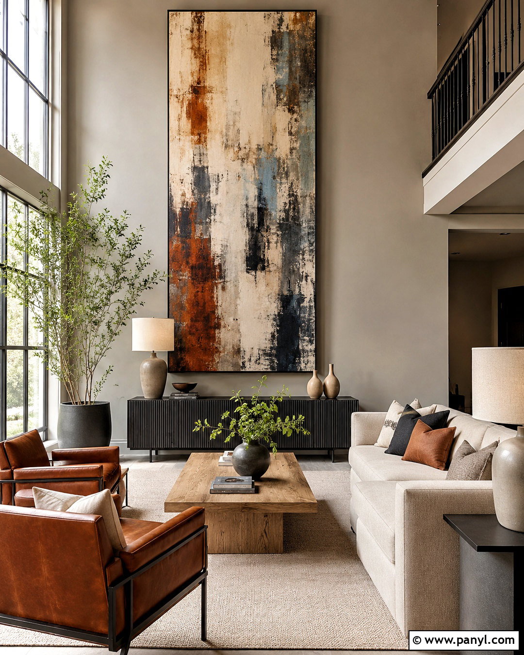 Oversized Art For Tall Walls - 20 decorating tall walls high ceilings