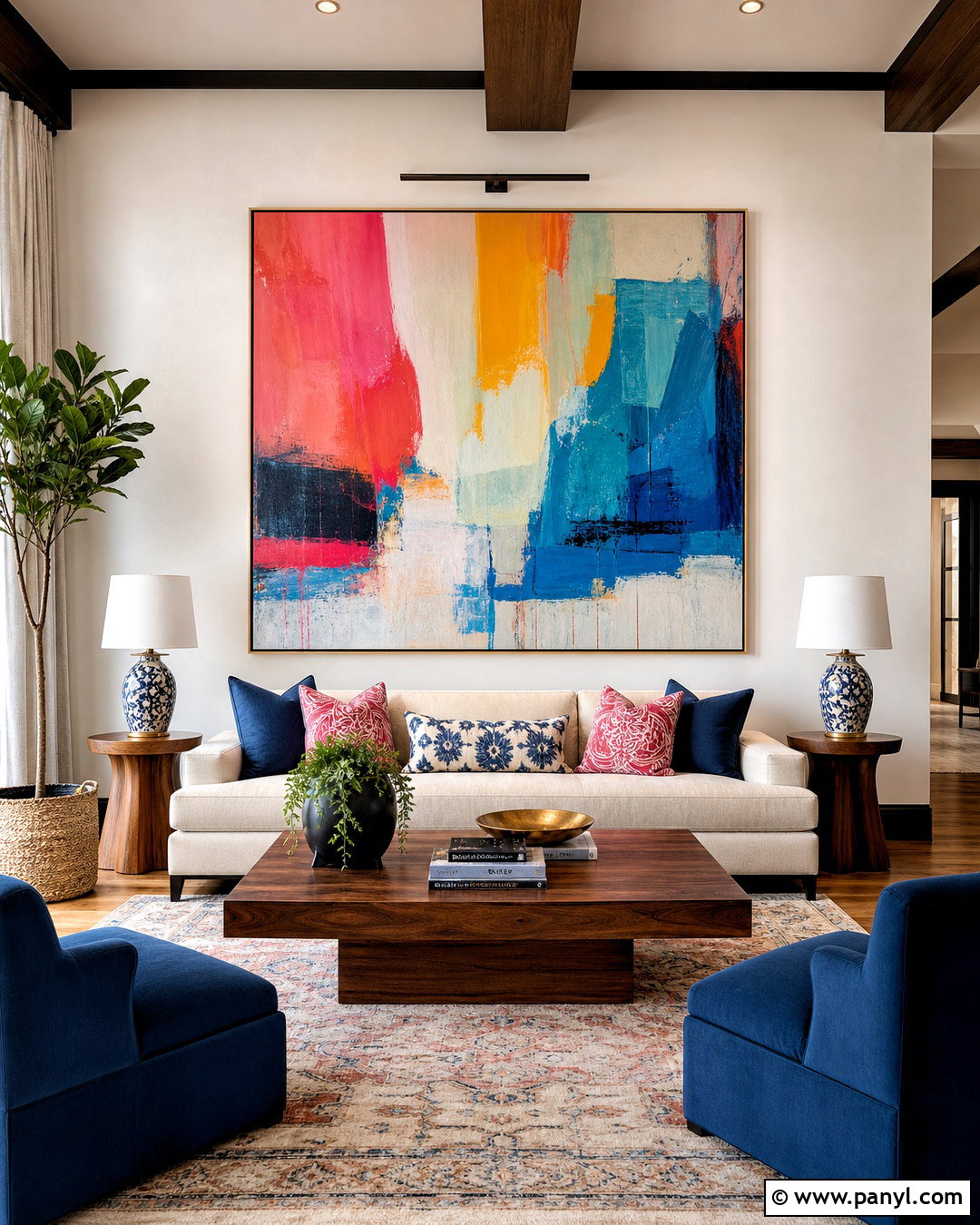 Oversized Art Living Room Focal Wall - 20 focal wall ideas living room ideas