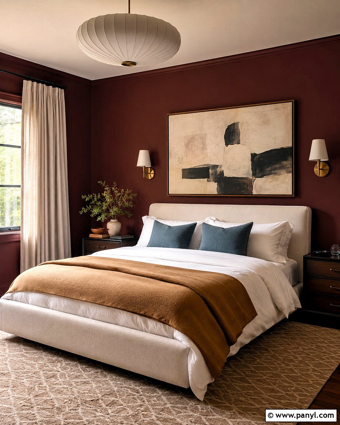 Oxblood Red Bedroom Walls - 20 dark bedroom wall colors