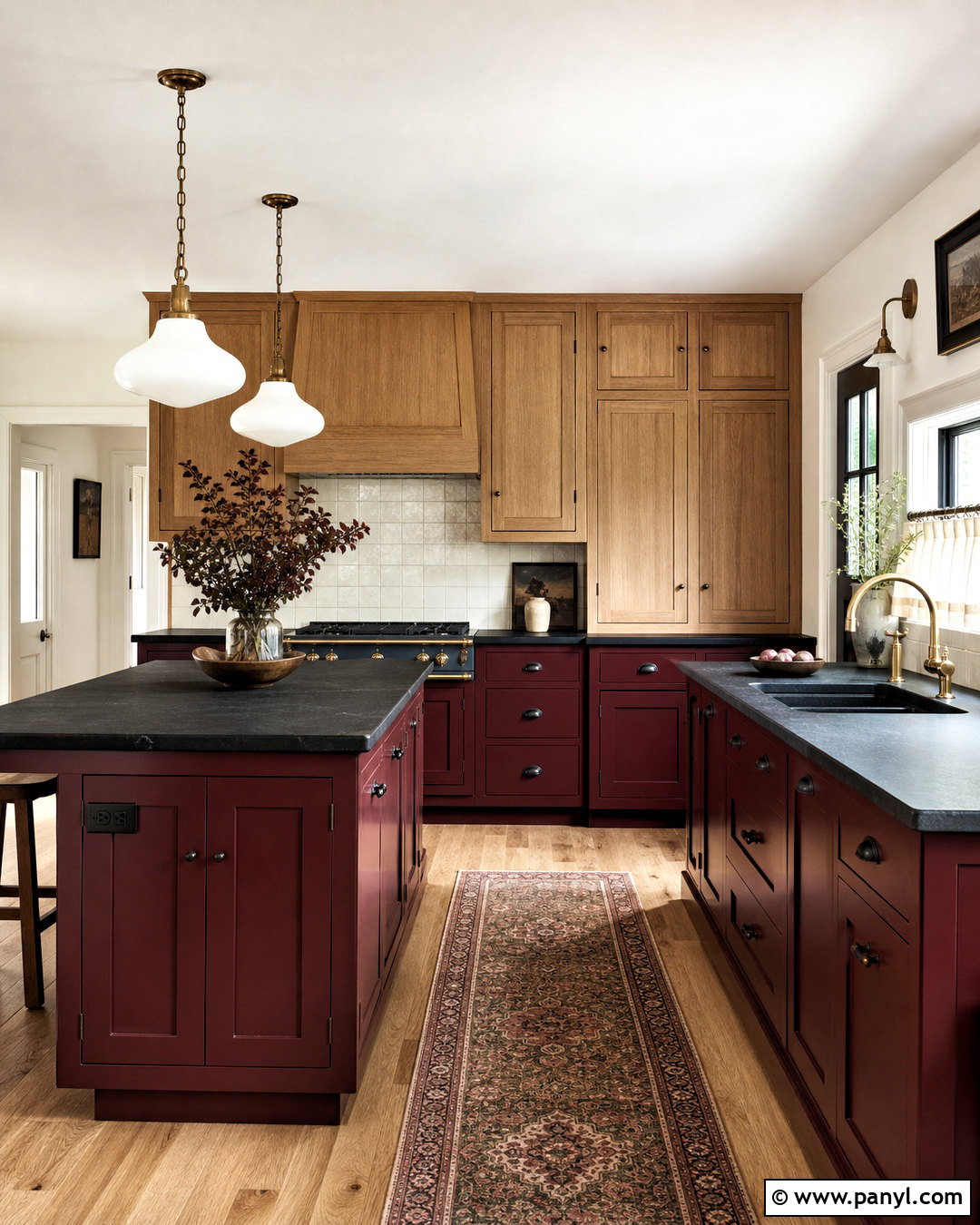 Oxblood Red Kitchen - 20 bold kitchen colors