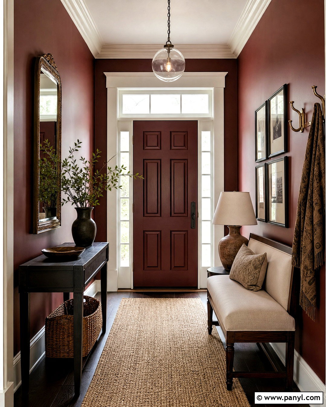 Oxblood Red Paint - 20 dark room paint colors
