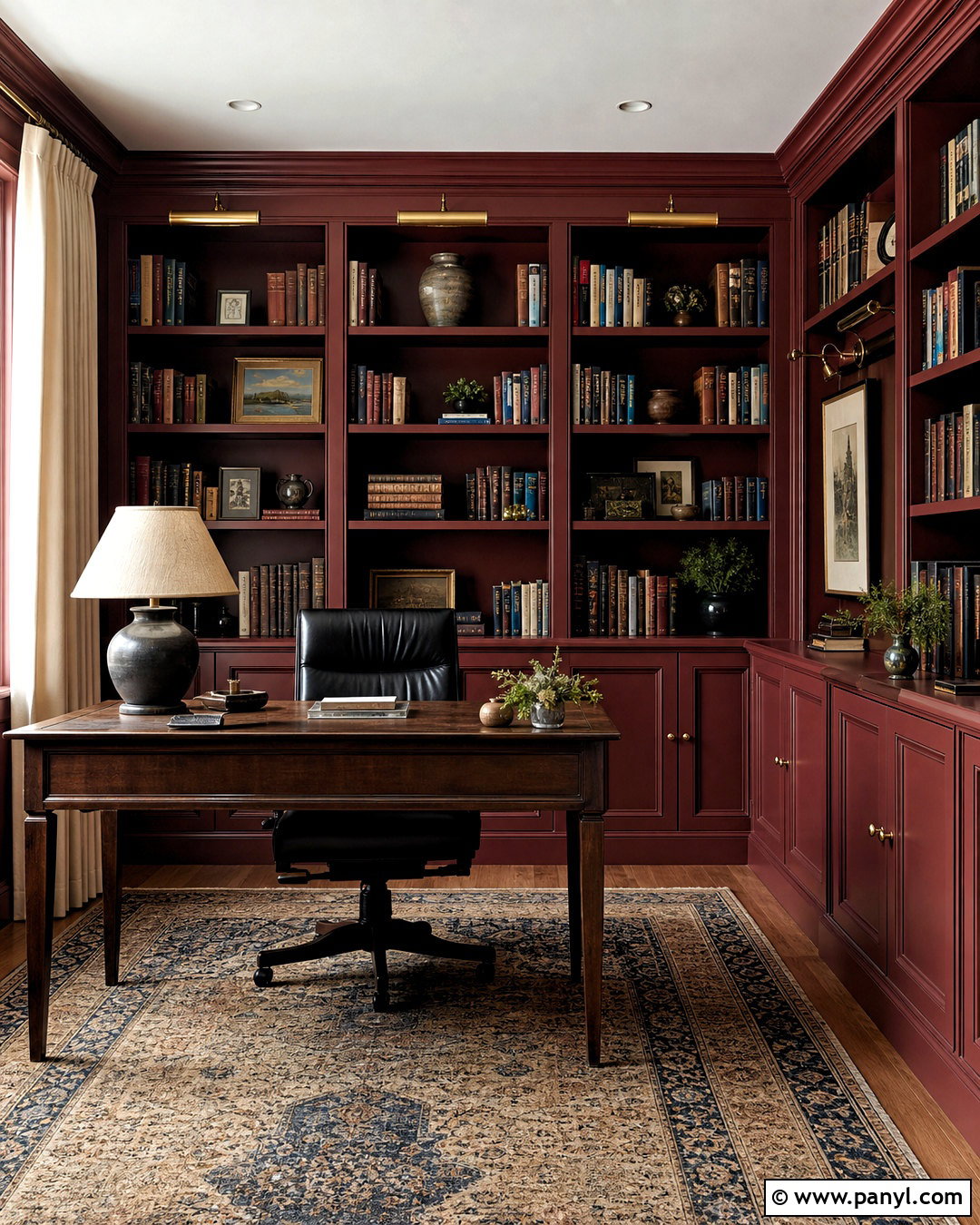 Oxblood Red Wall Paint - 20 dark wall paint colors