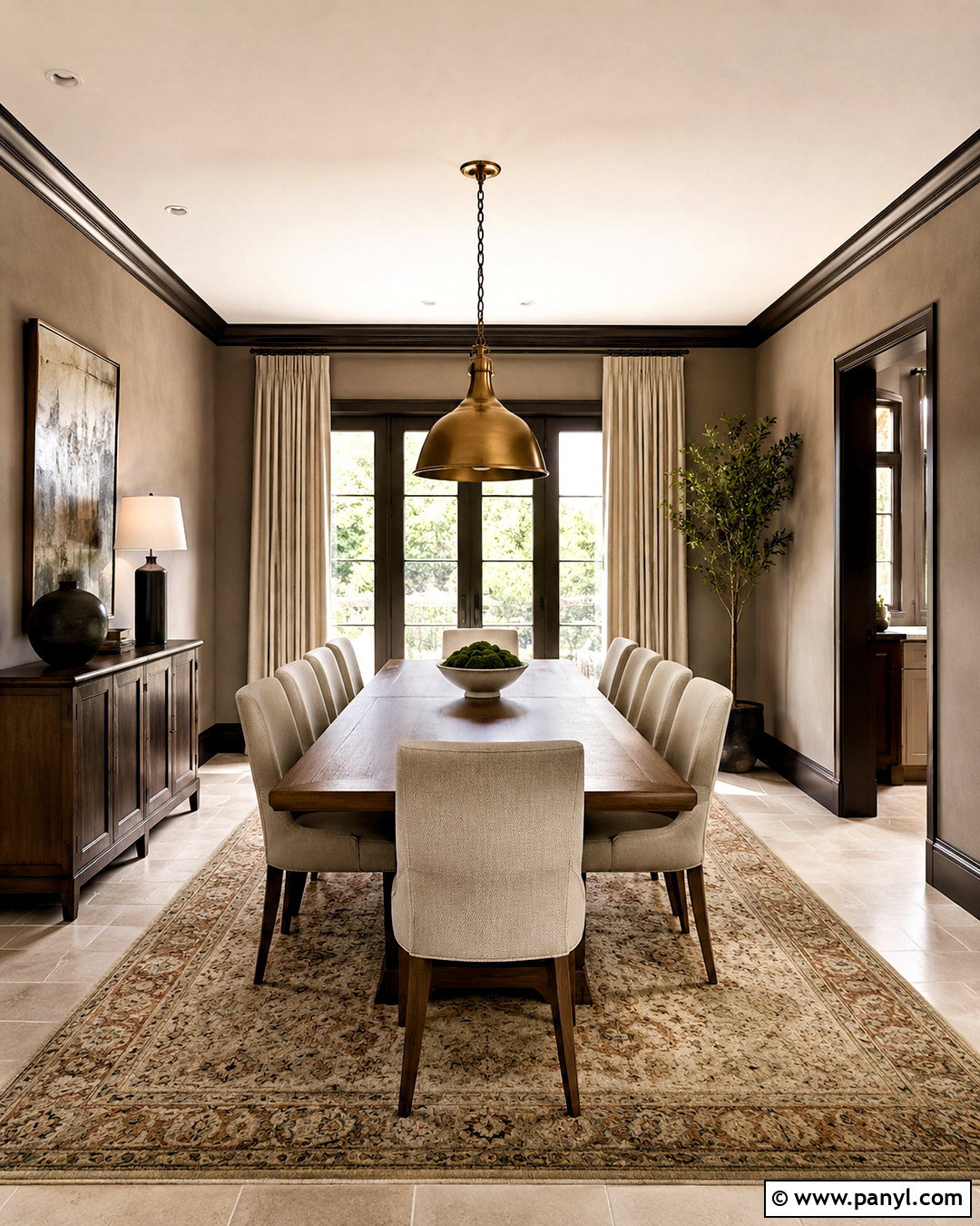 Oxford Stone Dining Room With Dark Wood - 20 oxford stone farrow and ball ideas