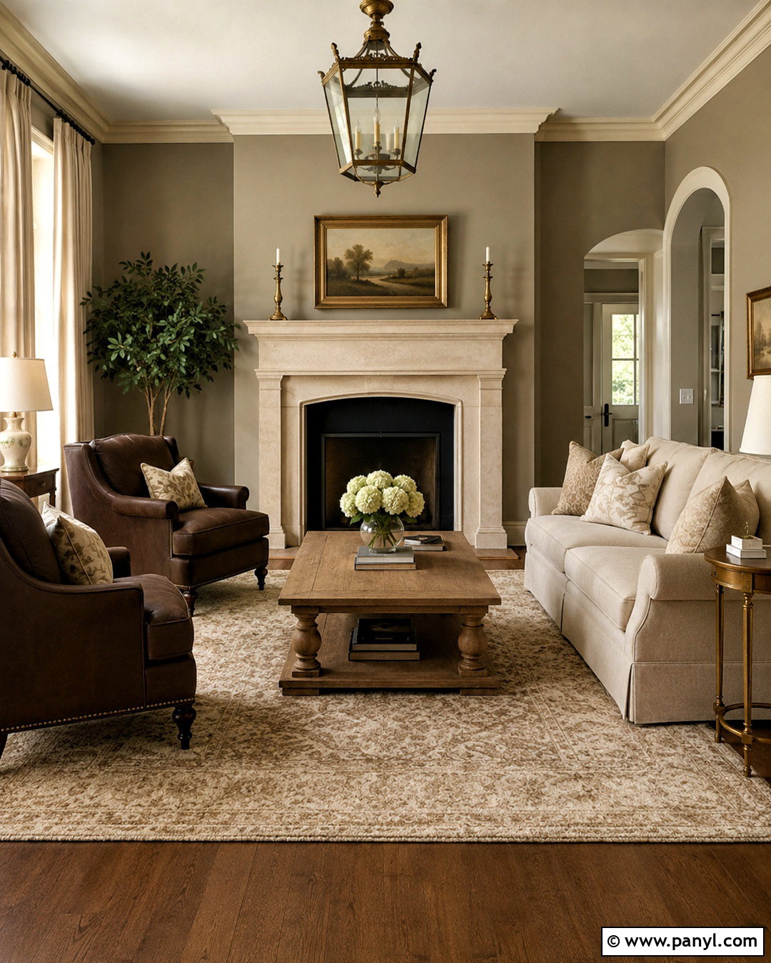 Oxford Stone Living Room With Dimity Trim - 20 oxford stone farrow and ball ideas