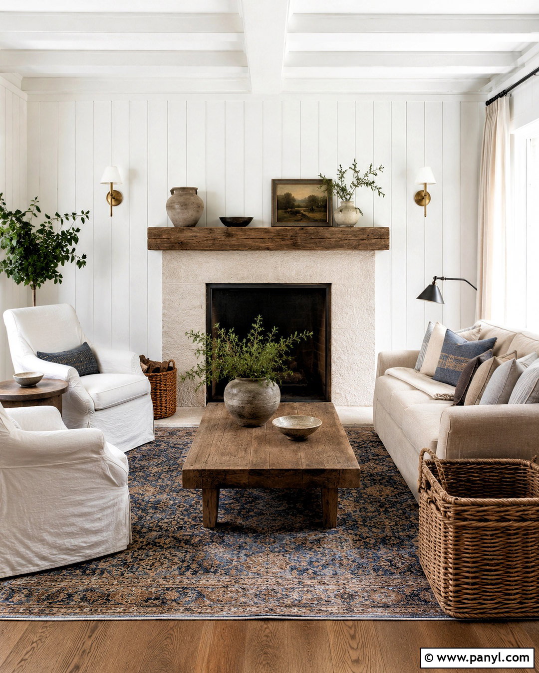 Oxford White Farmhouse Living Room - 20 oxford white benjamin moore ideas