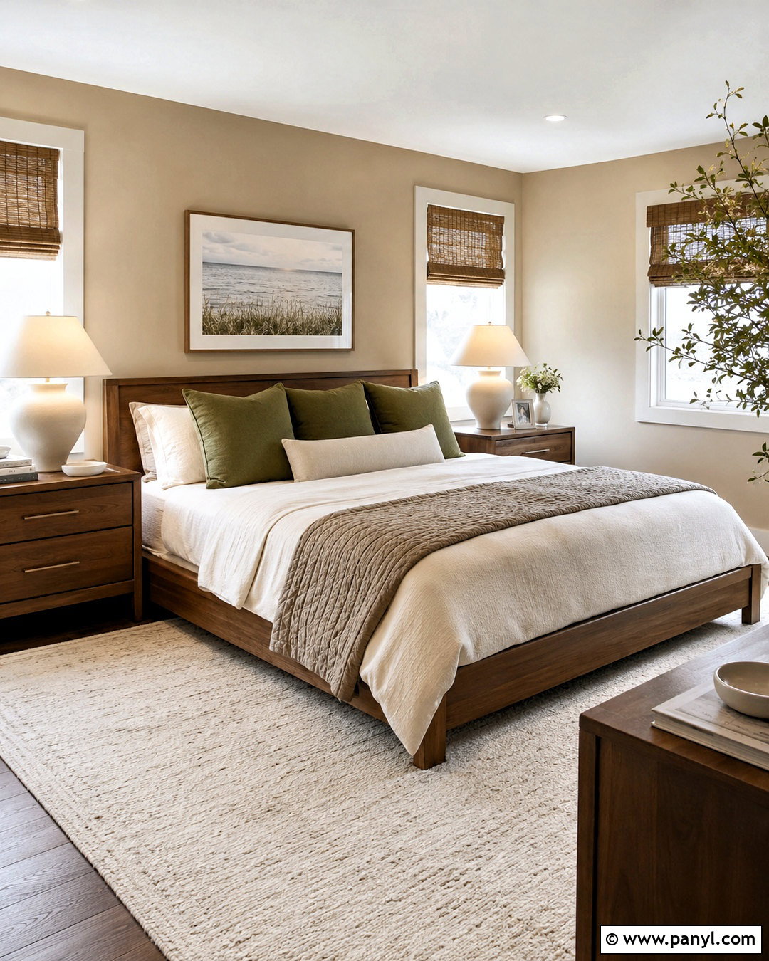 Oyster Bar Bedroom With Walnut Furniture - 20 oyster bar sherwin williams ideas