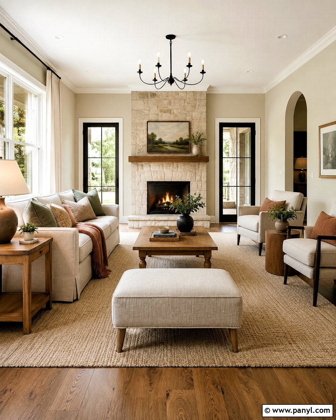 Oyster Bar Living Room With Alabaster Trim - 20 oyster bar sherwin williams ideas