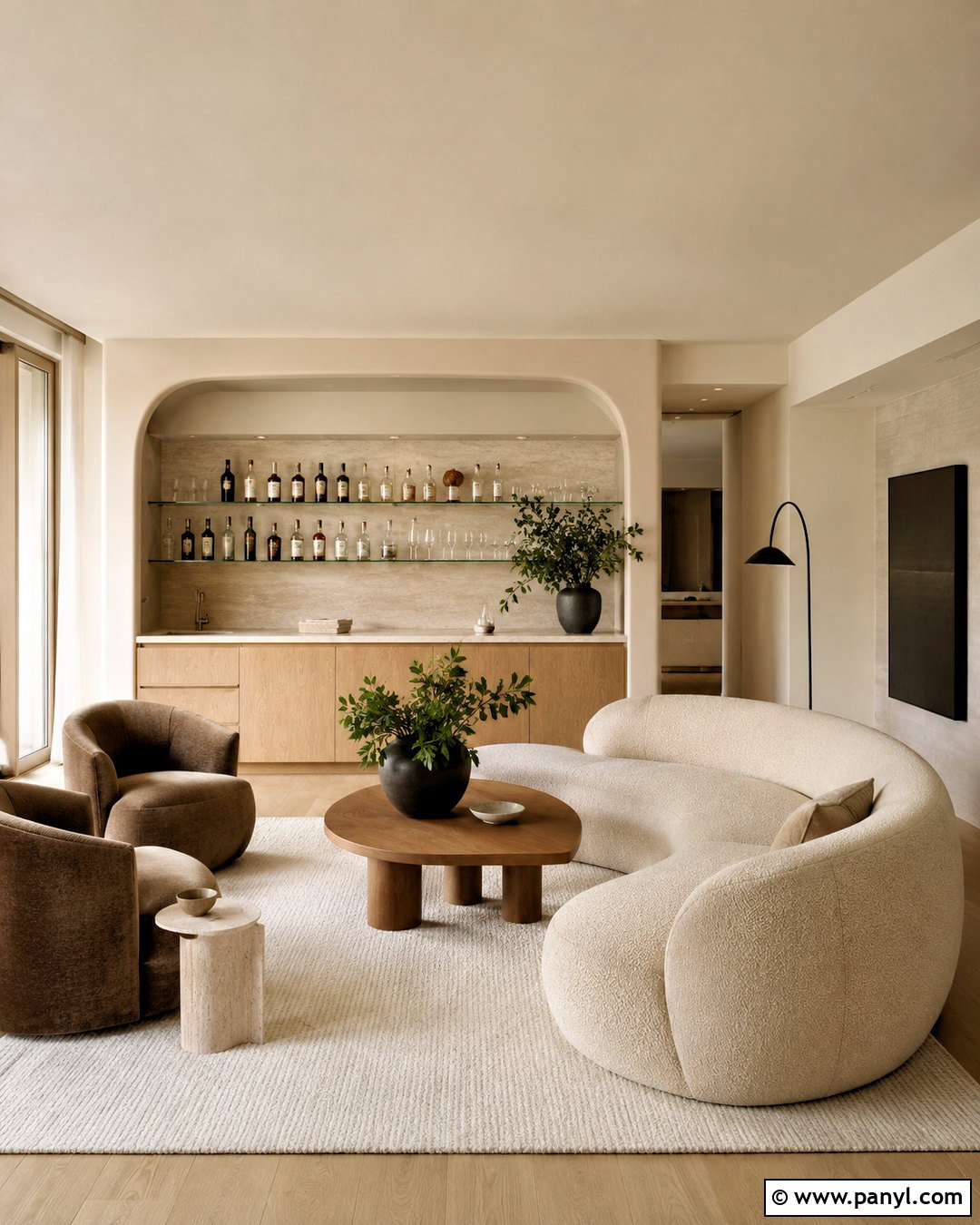 Oyster Bar Modern Organic Living Room - 20 oyster bar sherwin williams ideas