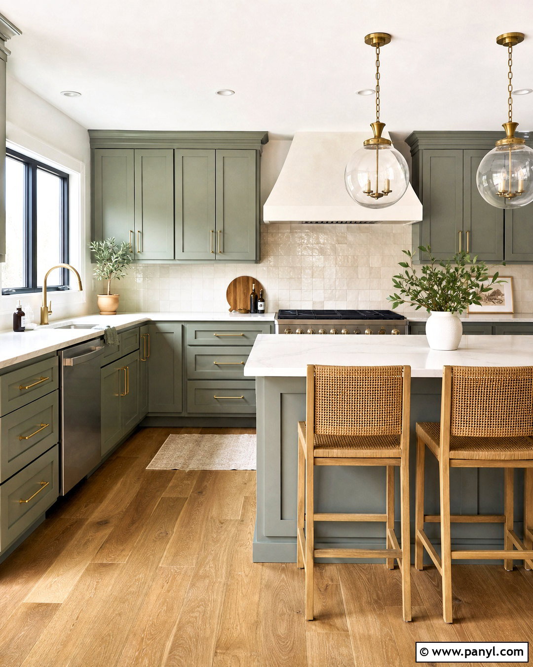 Oyster Bay SW 6206 Kitchen - 20 sw sage green paint colors