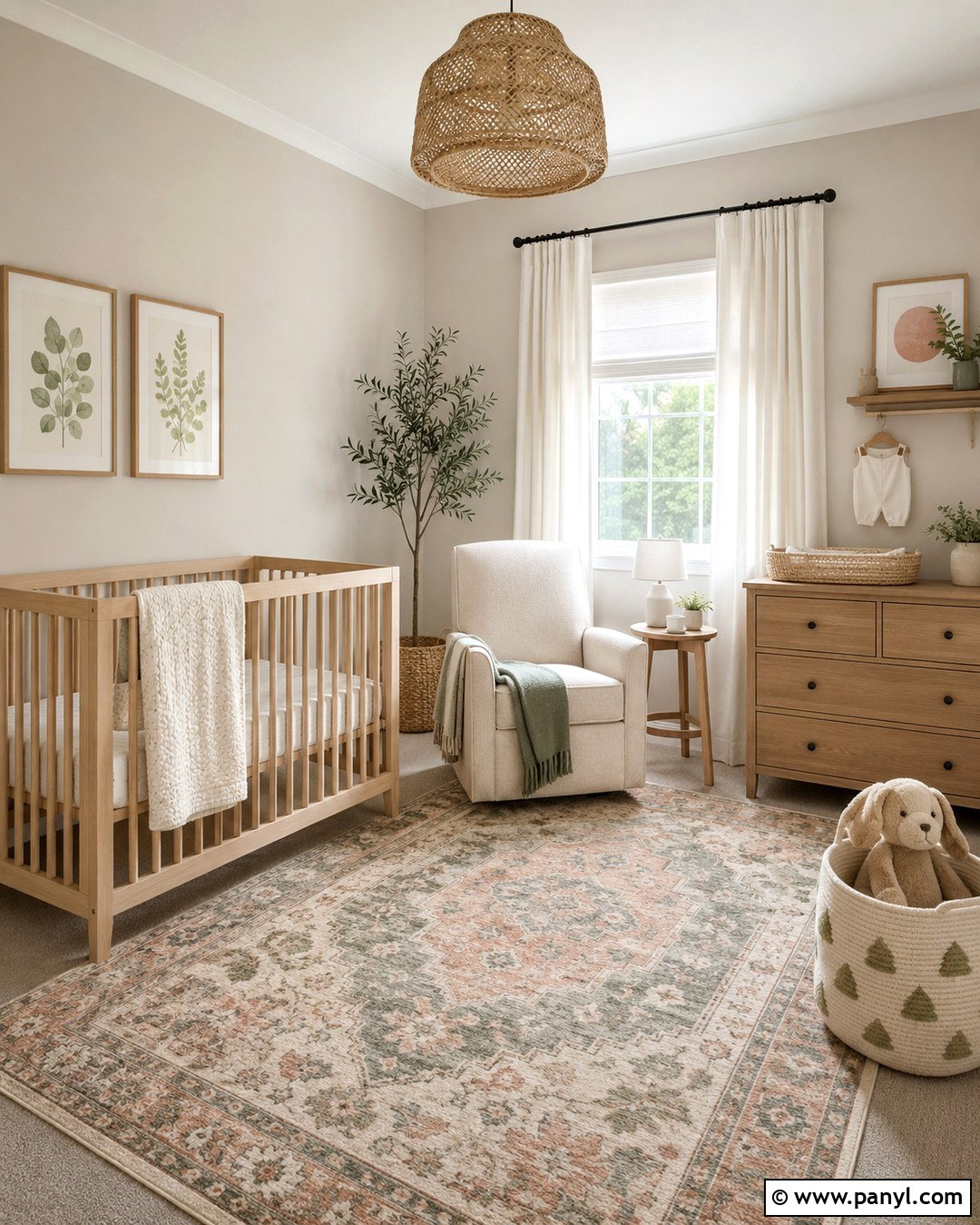Oyster Nursery With Muted Pastels - 20 Oyster Wall Paint Ideas
