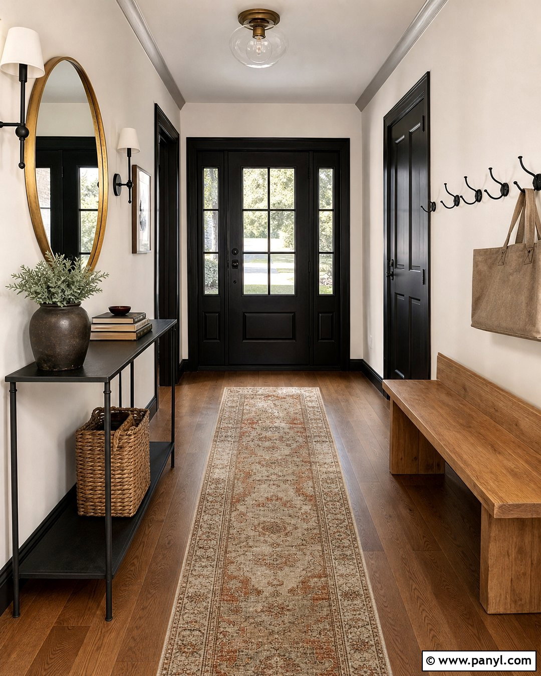 Oyster White Walls With Black Trim - 25 Oyster White Walls