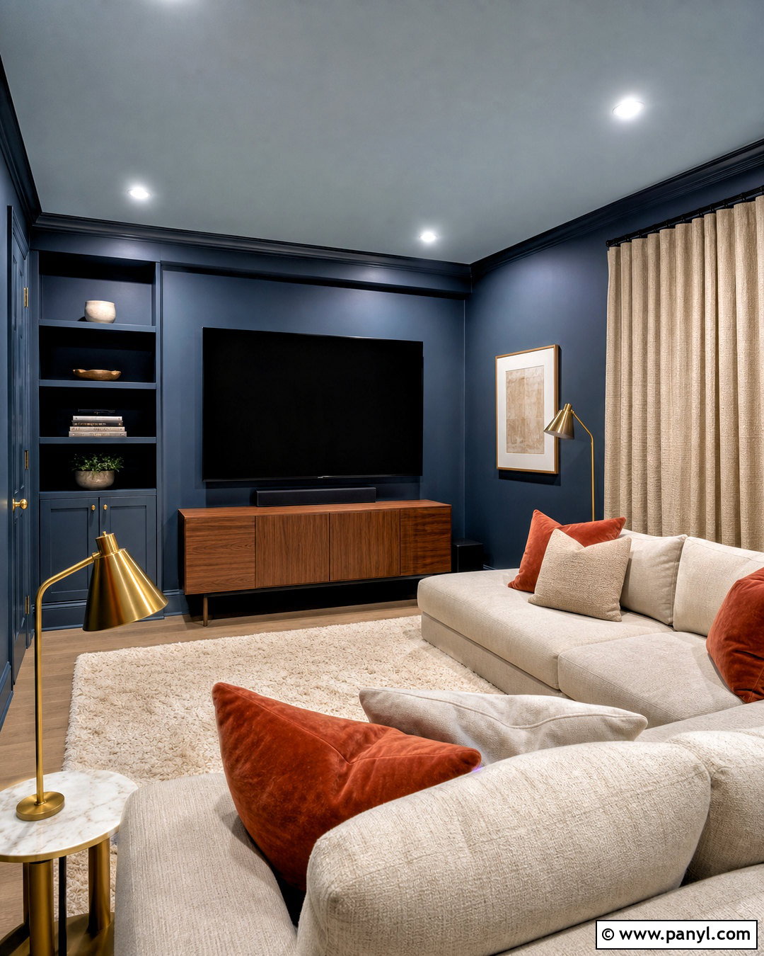 PPG Blue Fjord PPG1163-6 - 20 slate blue paint colors