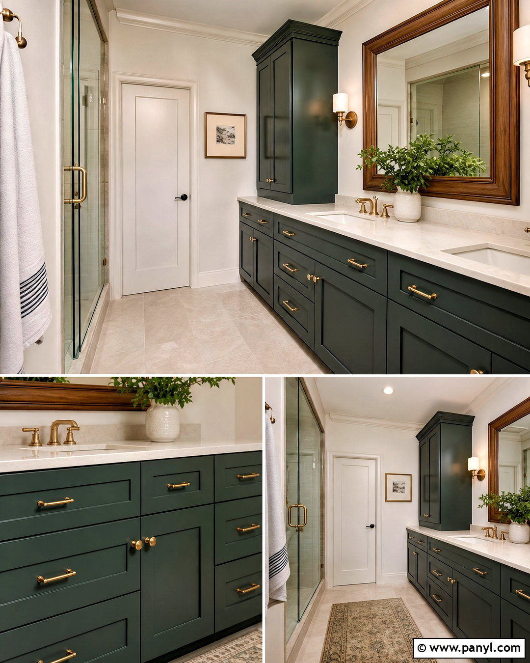 Paint Bathroom Cabinets Dark Green - 20 how to paint bathroom cabinets