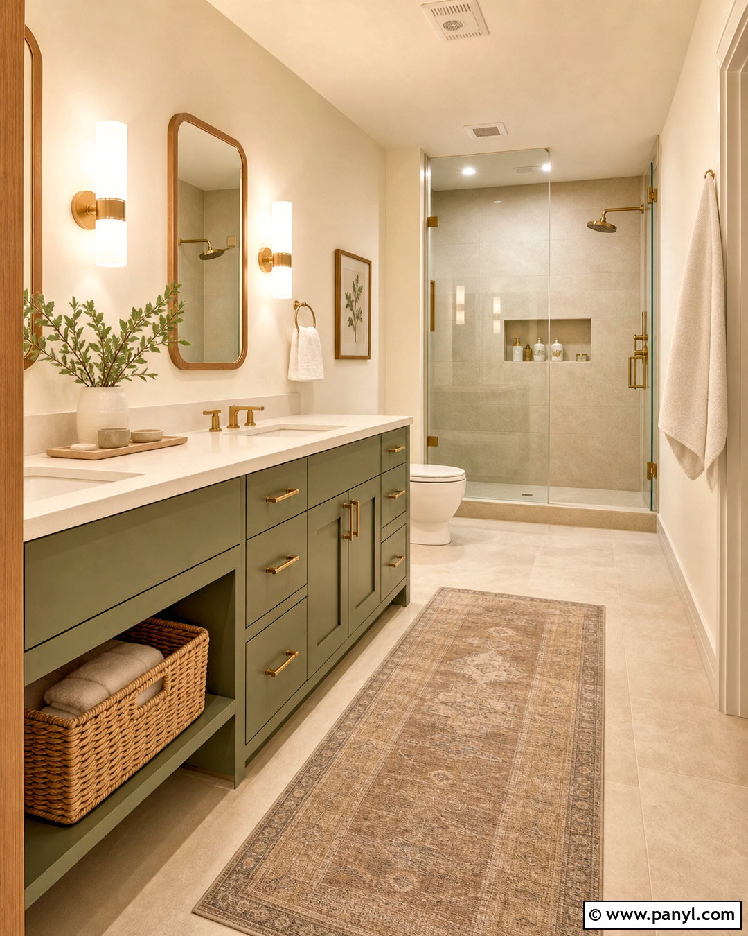 Paint Bathroom Cabinets Sage Green - 20 how to paint bathroom cabinets