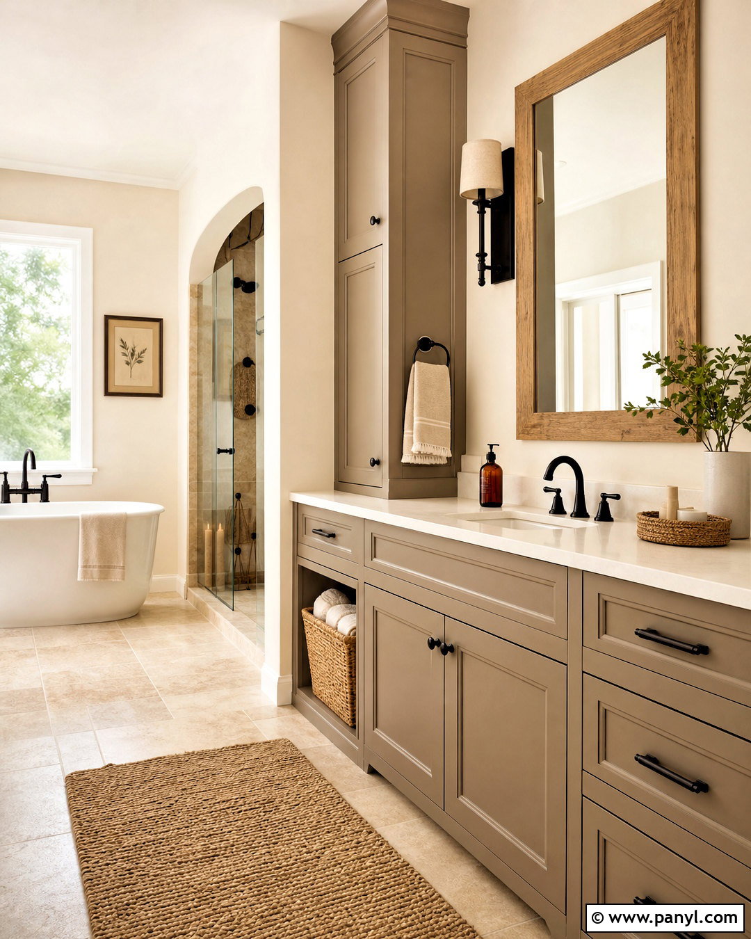 Paint Bathroom Cabinets Warm Taupe - 20 how to paint bathroom cabinets