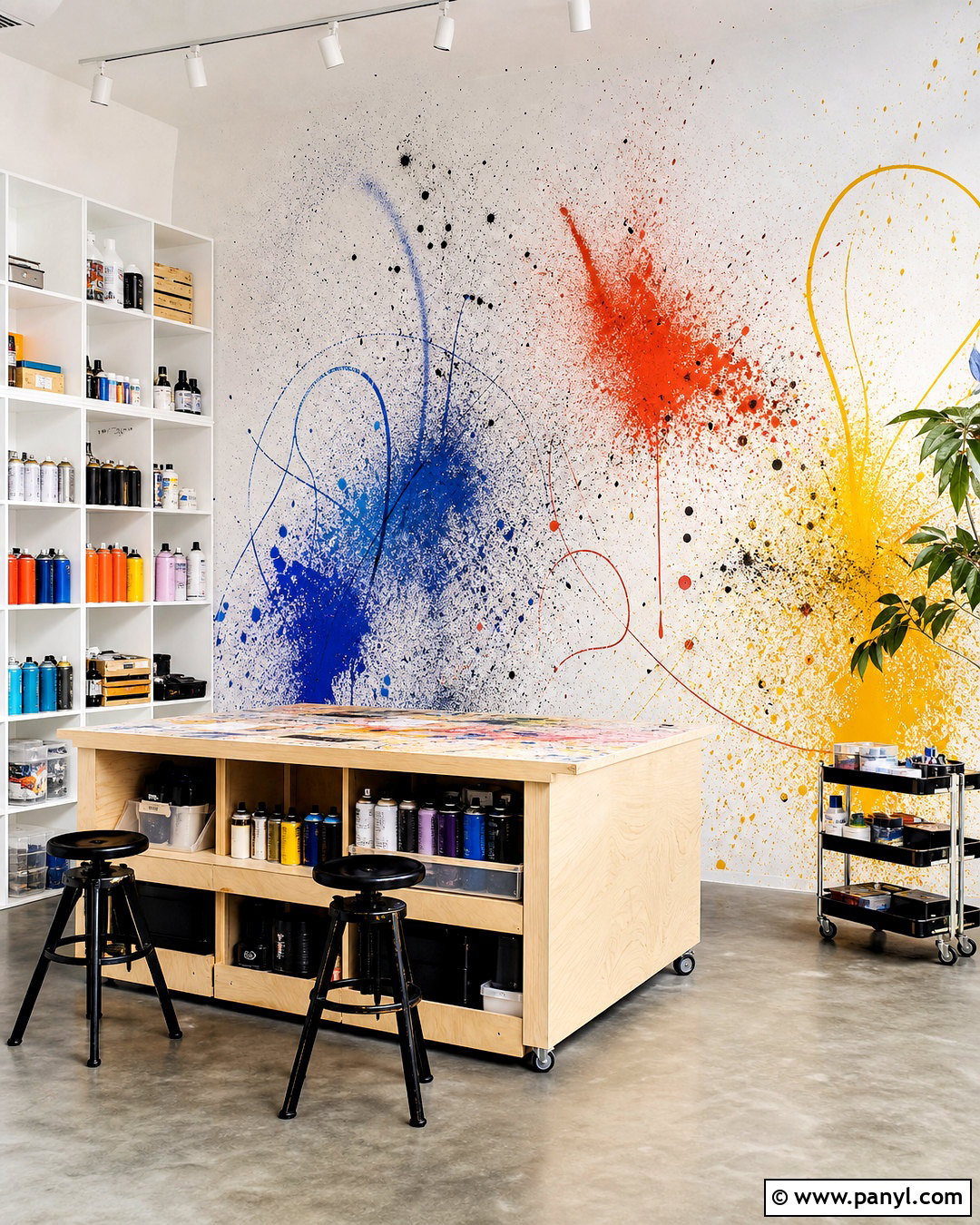 Paint Splatter Spray Paint Wall - 20 spray paint wall ideas