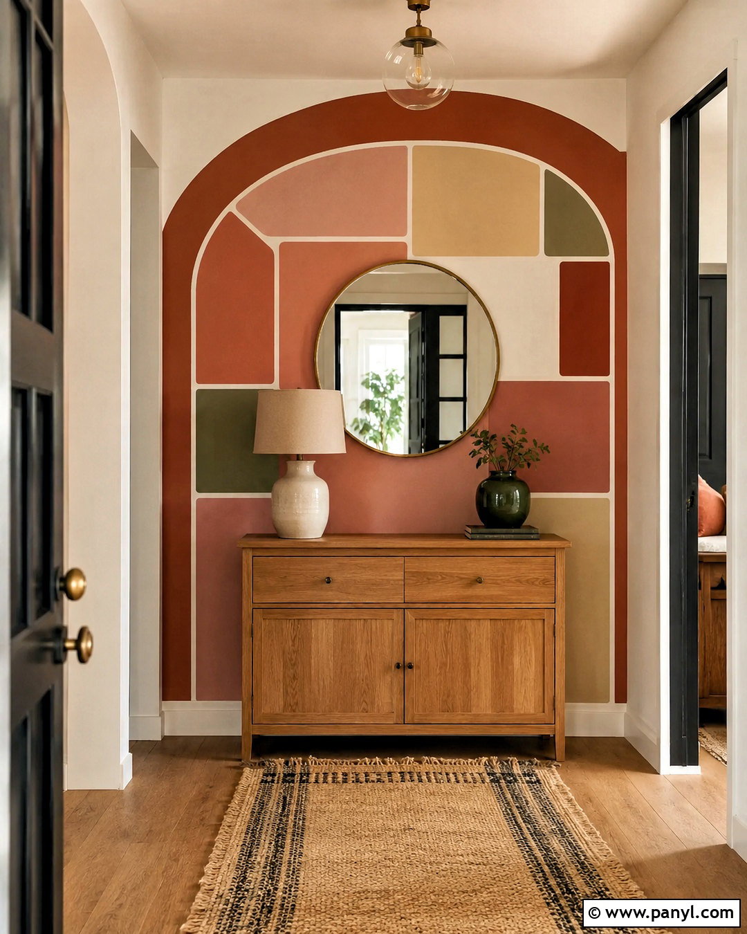 Paint Swatch Arch Wall - 20 paint swatches wall ideas